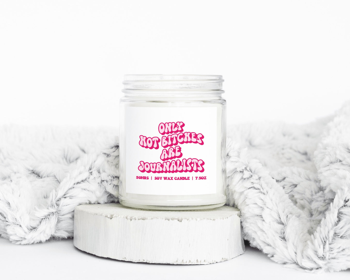 Journalist Gifts Funny Candle Housewarming Soy Wax Scented Decor Graphic Tee – Aesthetic Look · High-Quality Print