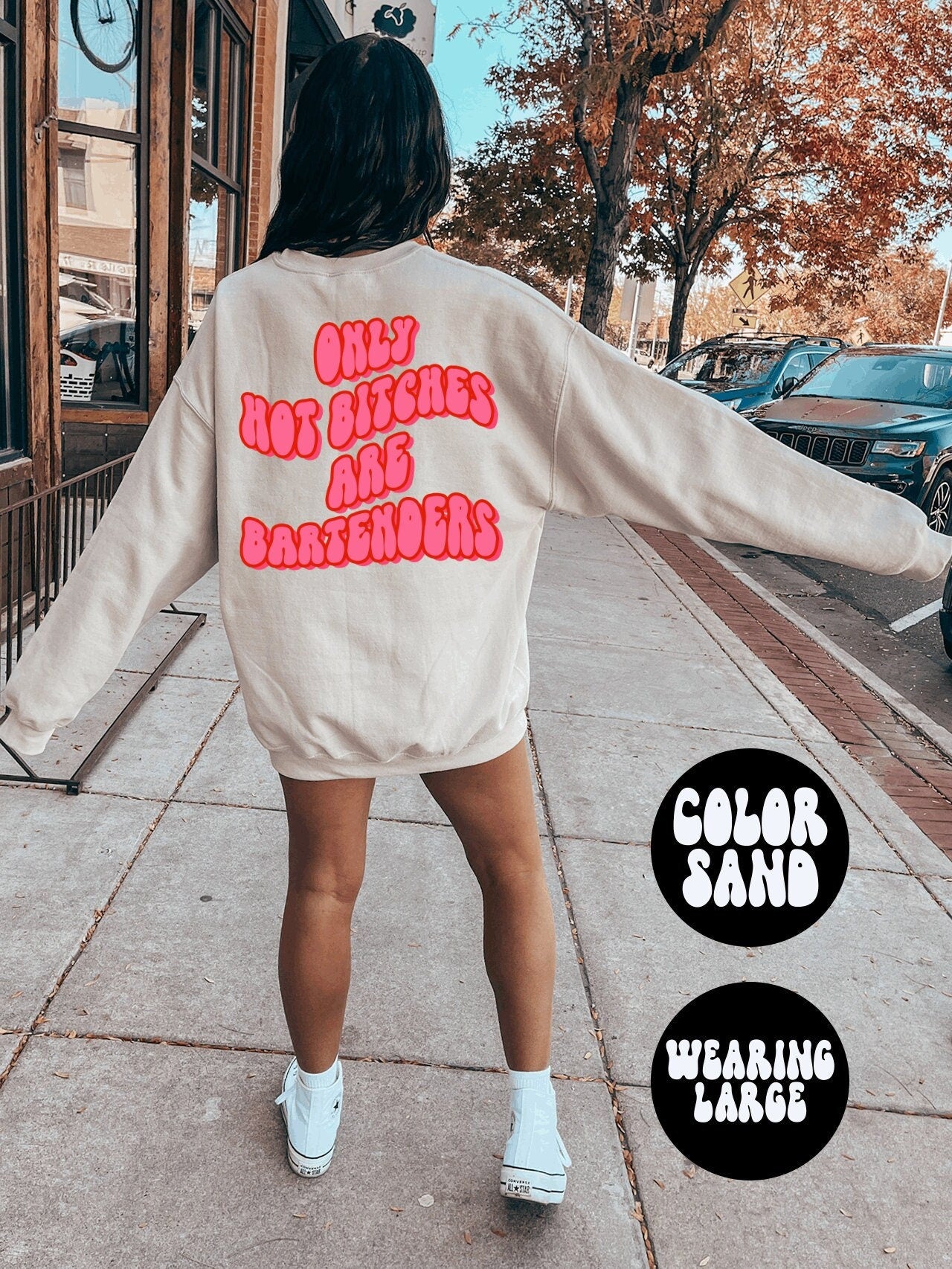 Bartender BACK PRINT Sweatshirt Gifts Funny Sweater Shirt Jumper Men Women Him Her Sweatshirt – Aesthetic Look · Must-Have Style