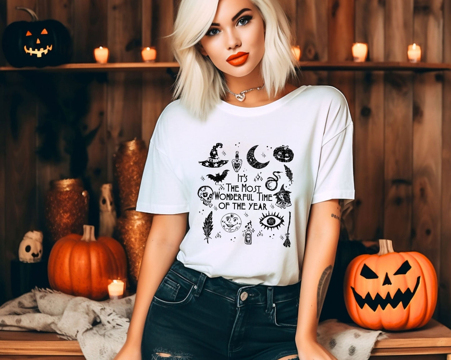 It39s The Most Wonderful Time Of The Year Shirt Halloween Witch Shirt Halloween Shirt Spooky Shirt Halloween Grandma Gift Halloween Gift Graphic Tee – Premium Graphic · Top Pick For Any Outfit