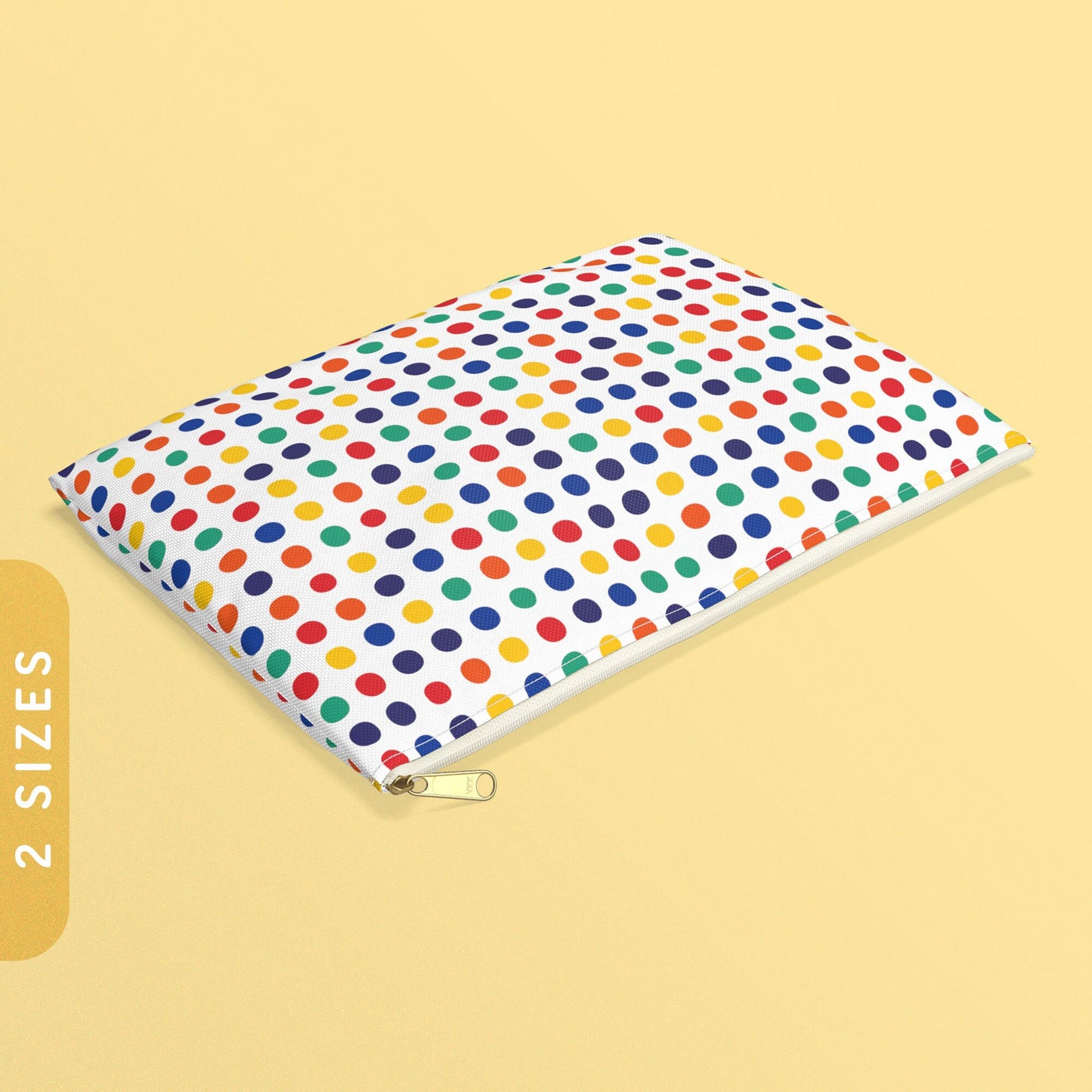 Rainbow Polka Dots Accessory Pouch Pride Zip Pouch LGBTQ Pride Coin Purse Gay Lesbian Bi Pride Zippy Wallet Dot Day Zipper Wallet Graphic Tee – Easygoing Wear · Must-Have Style