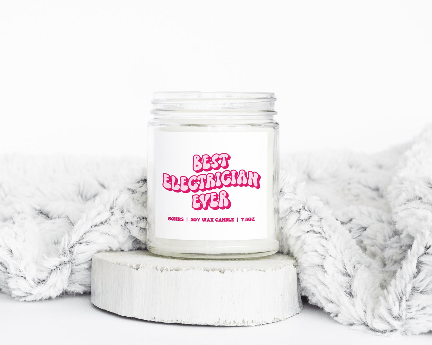 Electrician Graduation Gifts Funny Candle Housewarming Soy Wax Scented Decor Graphic Tee – Fan Favorite · High-Quality Print