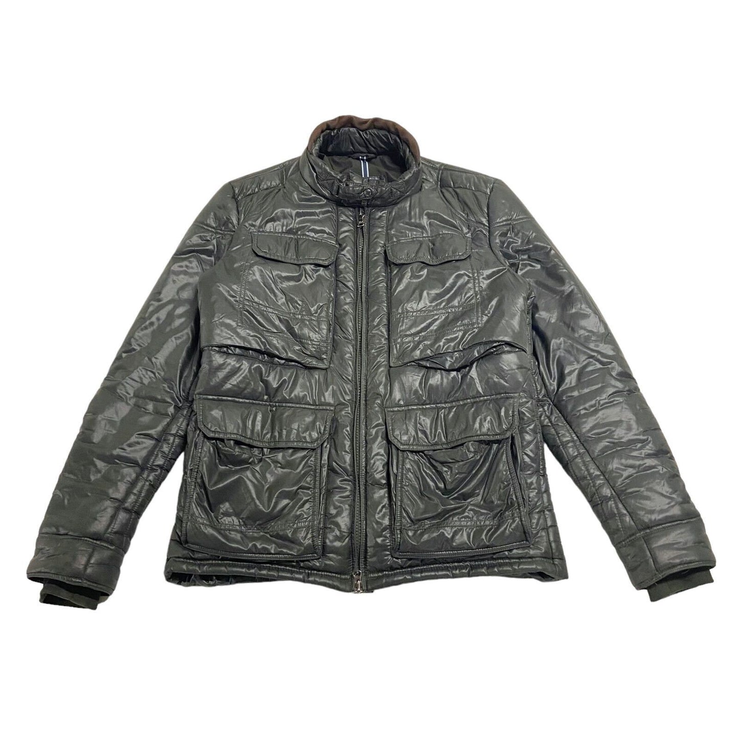 Daniele Alessandrini Padded Jacket Vintage High End Designer Dark Green VTG Graphic Tee – Bold Style · Must-Have Style