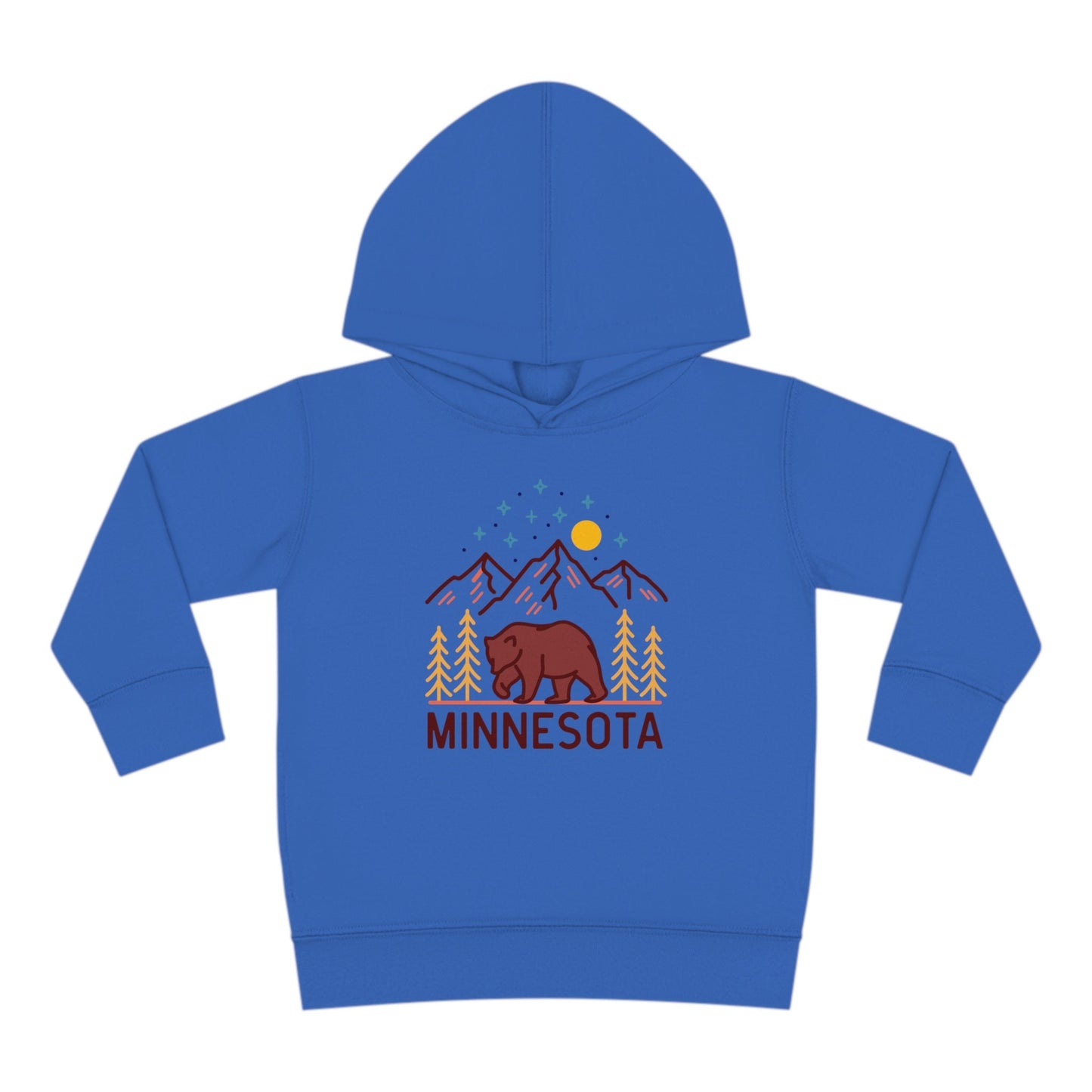 Minnesota Toddler Hoodie Unisex Minnesota Toddler Sweatshirt Personalization Available Hoodie – Soft Feel · High-Quality Print