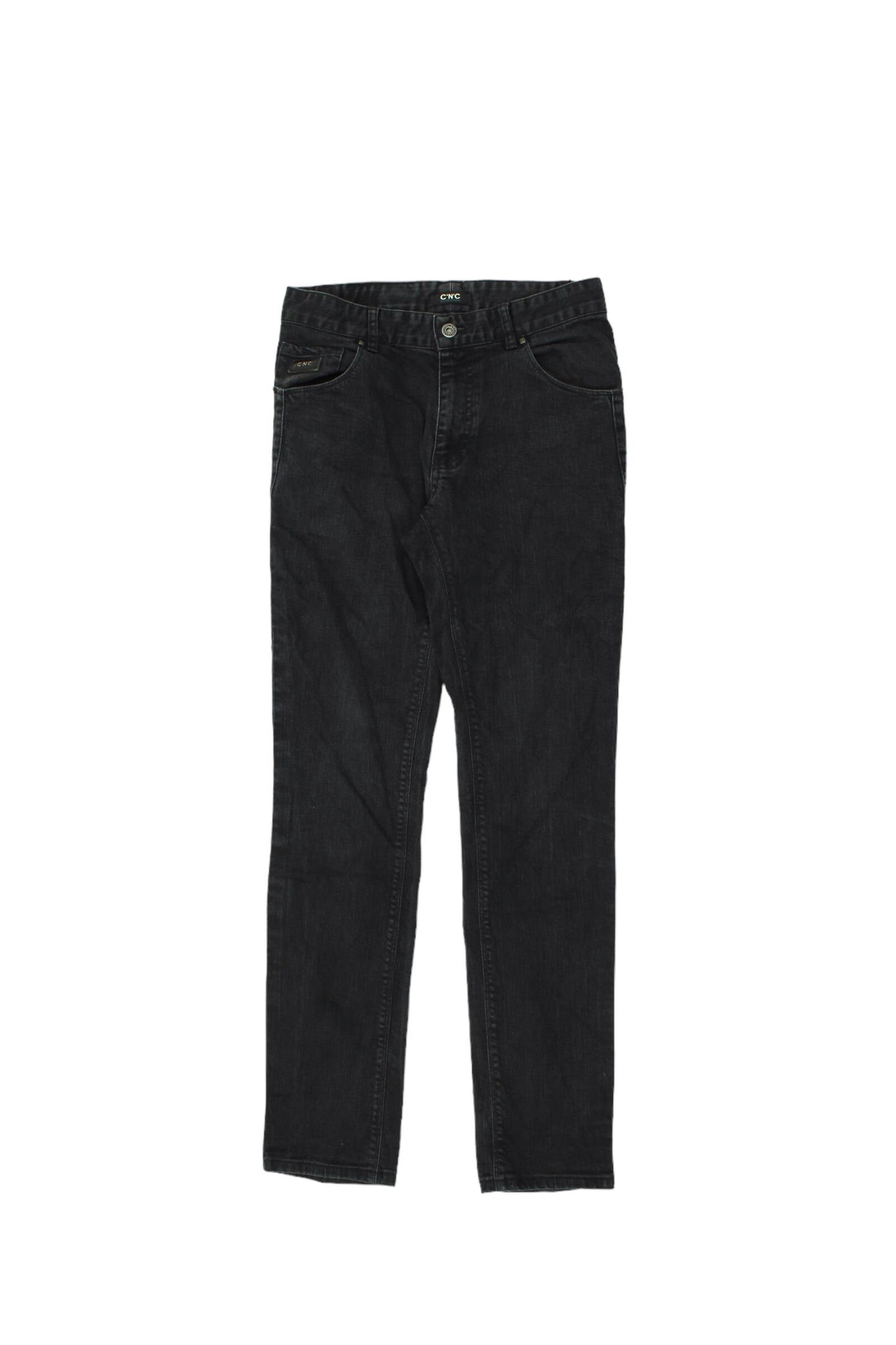 C39N39C Costume National Slim Fit Jeans Vintage Designer Denim Black Trousers Graphic Tee – Easygoing Wear · High-Quality Print