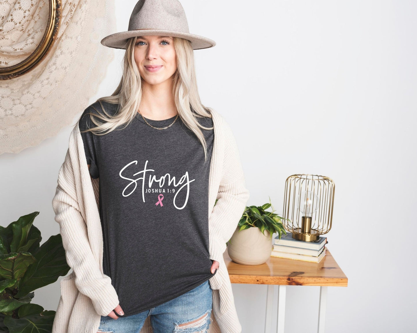 Breast Cancer Shirt Strong Shirt Breast Cancer Survivor Shirts Cancer Warrior T Shirt Motivational Shirt for Cancer PatientsCancer Gift Graphic Tee – Cozy Vibes · High-Quality Print