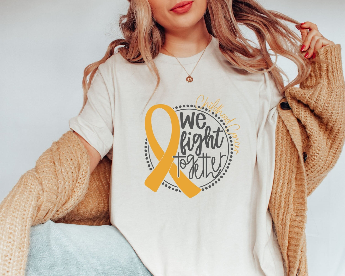 Childhood Cancer T Shirt Cancer Survivor Gift Cancer Awareness Shirts Awareness Gifts Cancer Support Shirt Cancer Ribbon TShirt Graphic Tee – Everyday Comfort · Top Pick For Any Outfit