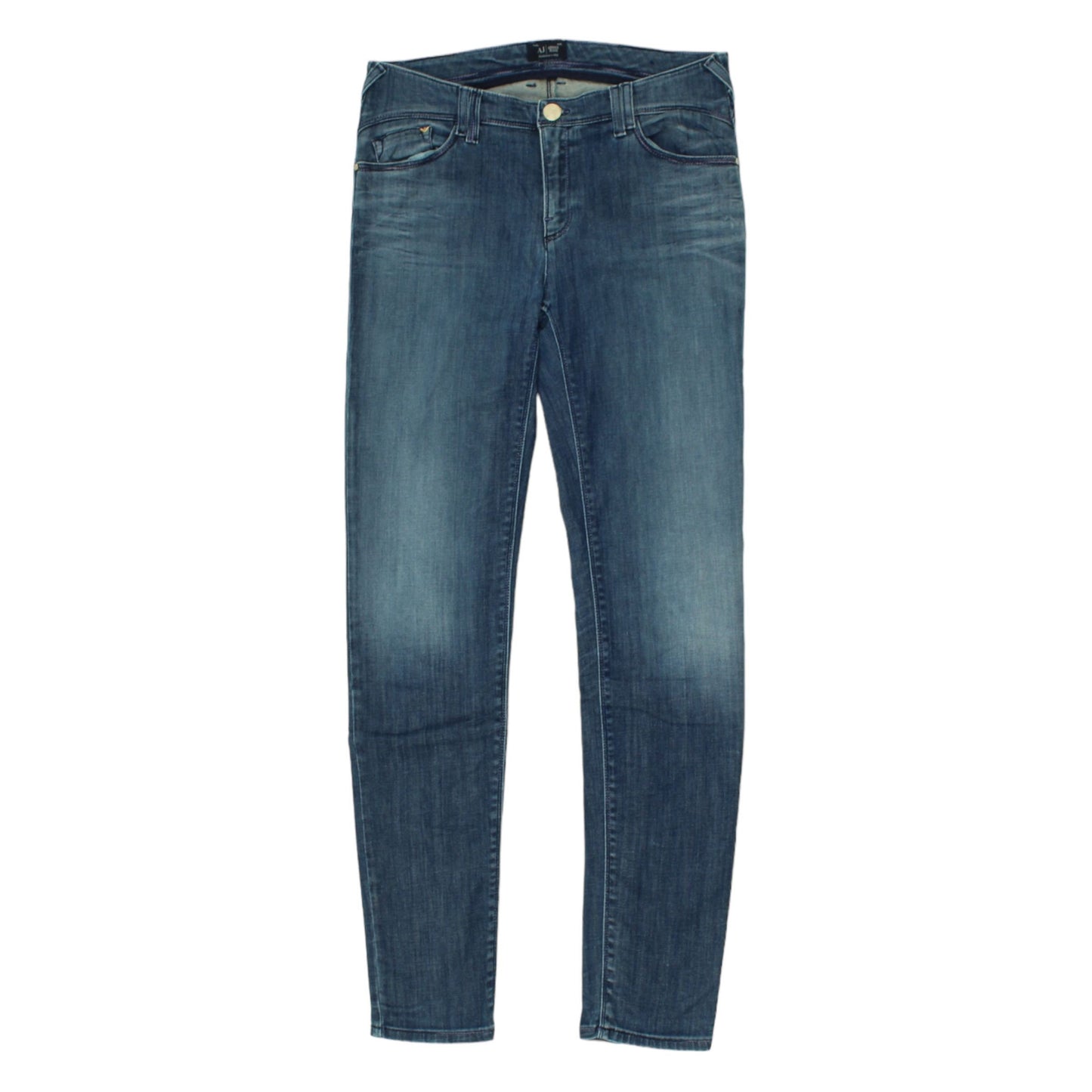 AJ Armani Women39s Tapered Jeans Vintage High End Designer Denim Trousers Blue Graphic Tee – Fan Favorite · Great Gift For Fans