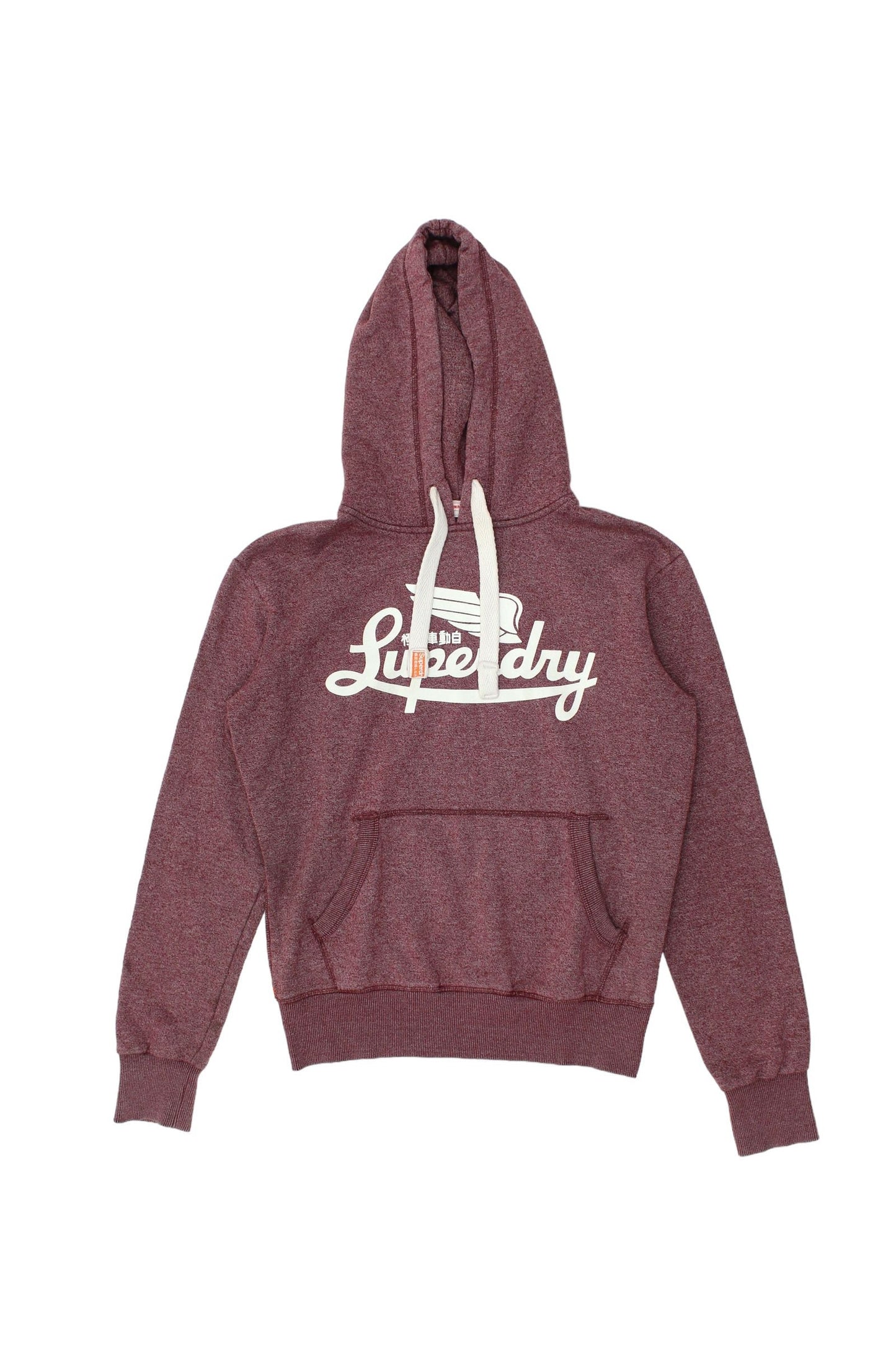 Superdry Hoodie Vintage Designer Polyester Cotton Burgudy Red Hoody Small VTG Hoodie – Warm & Stylish · Must-Have Style