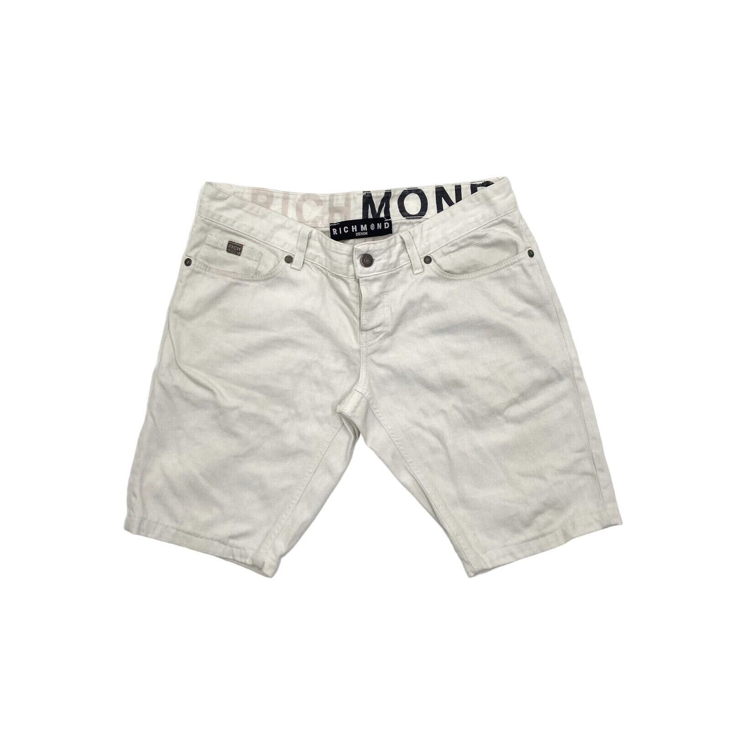 Richmond Denim Shorts Vintage High End Luxury Designer White Custom Cut Jeans Graphic Tee – Cozy Vibes · Trending Graphic Apparel