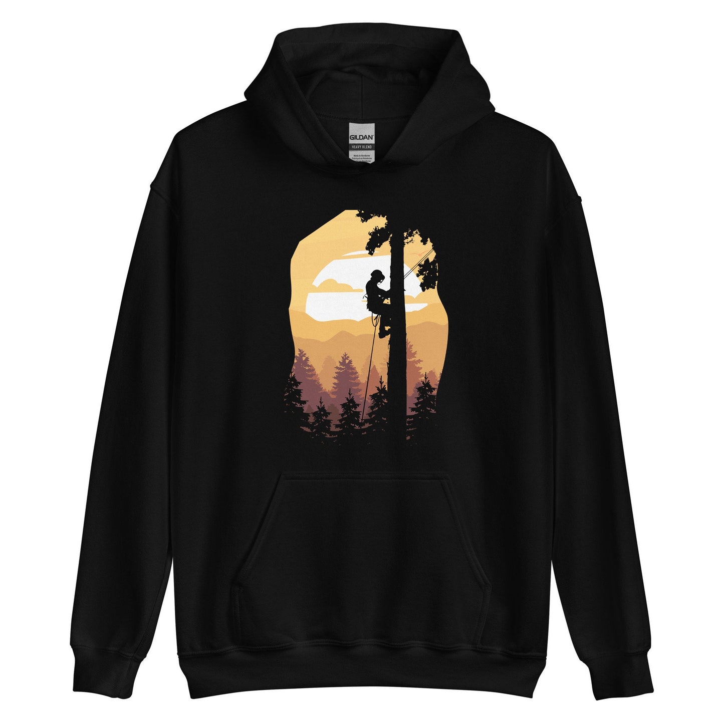 Arborist Hoodie Retro Sunset Tree Climber Sweater Hoodie – Premium Graphic · Top Pick For Any Outfit