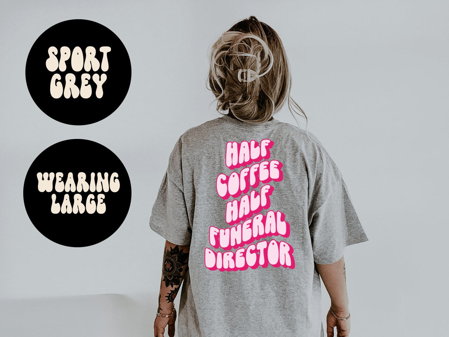 Funeral director BACK PRINT Shirt Gifts Tshirt Tees TShirt Unisex Funny Graphic Tee – Easygoing Wear · Perfect For Daily Wear