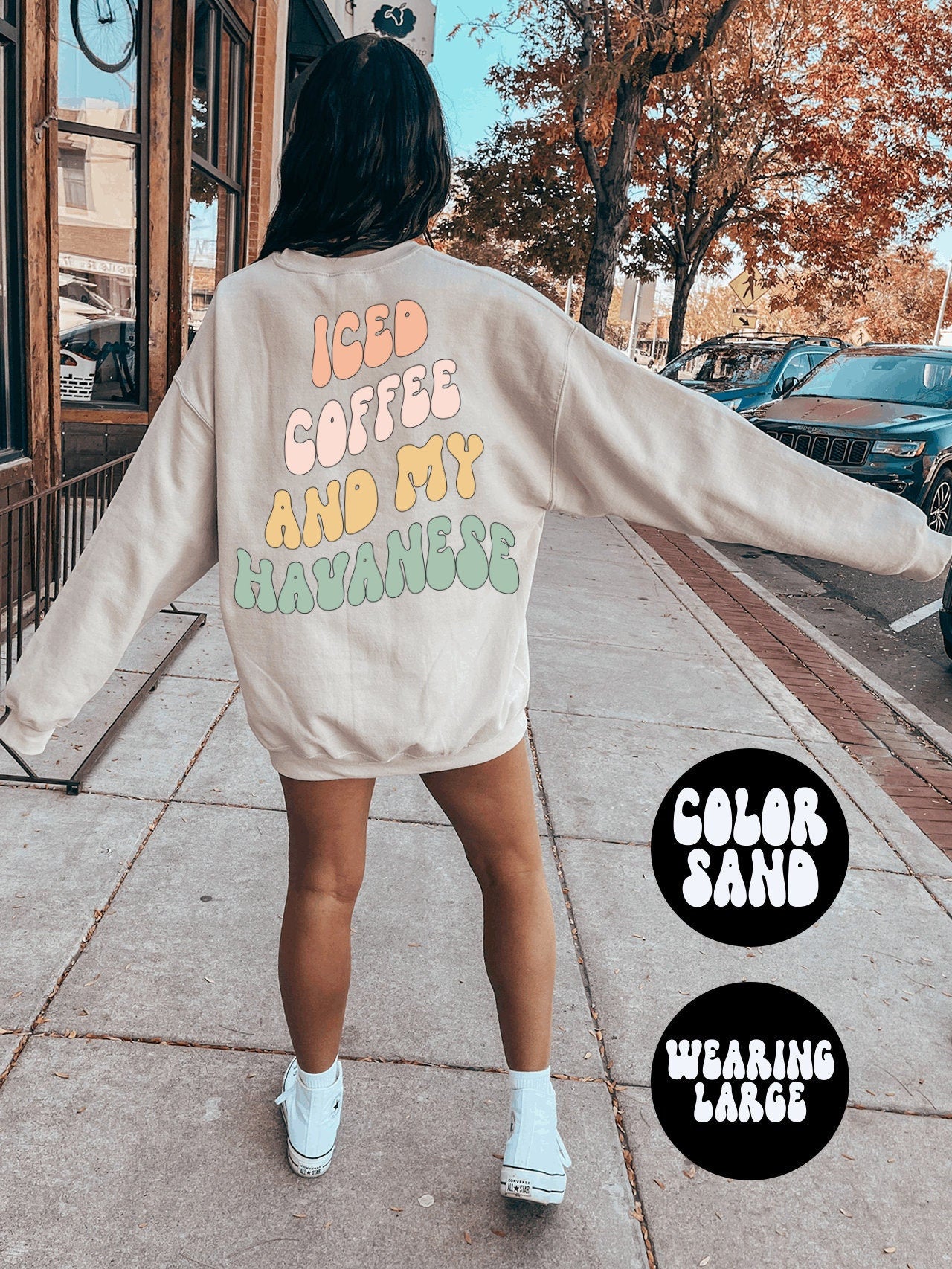 Havanese Dog Mom BACK PRINT Sweatshirt Gifts Funny Sweater Shirt Jumper Men Women Him Her Sweatshirt – Cozy Vibes · Must-Have Style