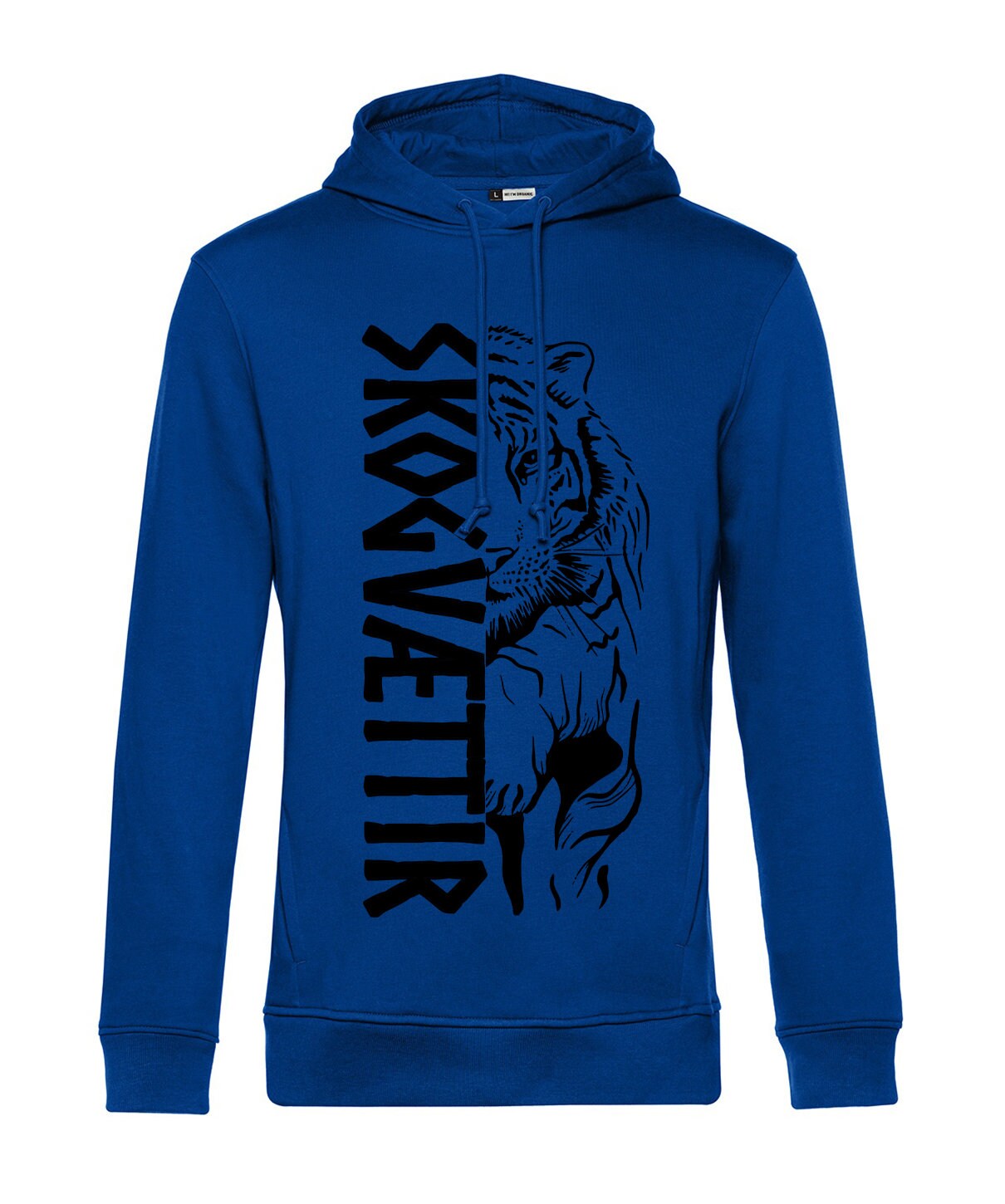 Mythical Viking Forest Tiger Skogvaettir Hoodie Hoodie – Cozy Vibes · High-Quality Print