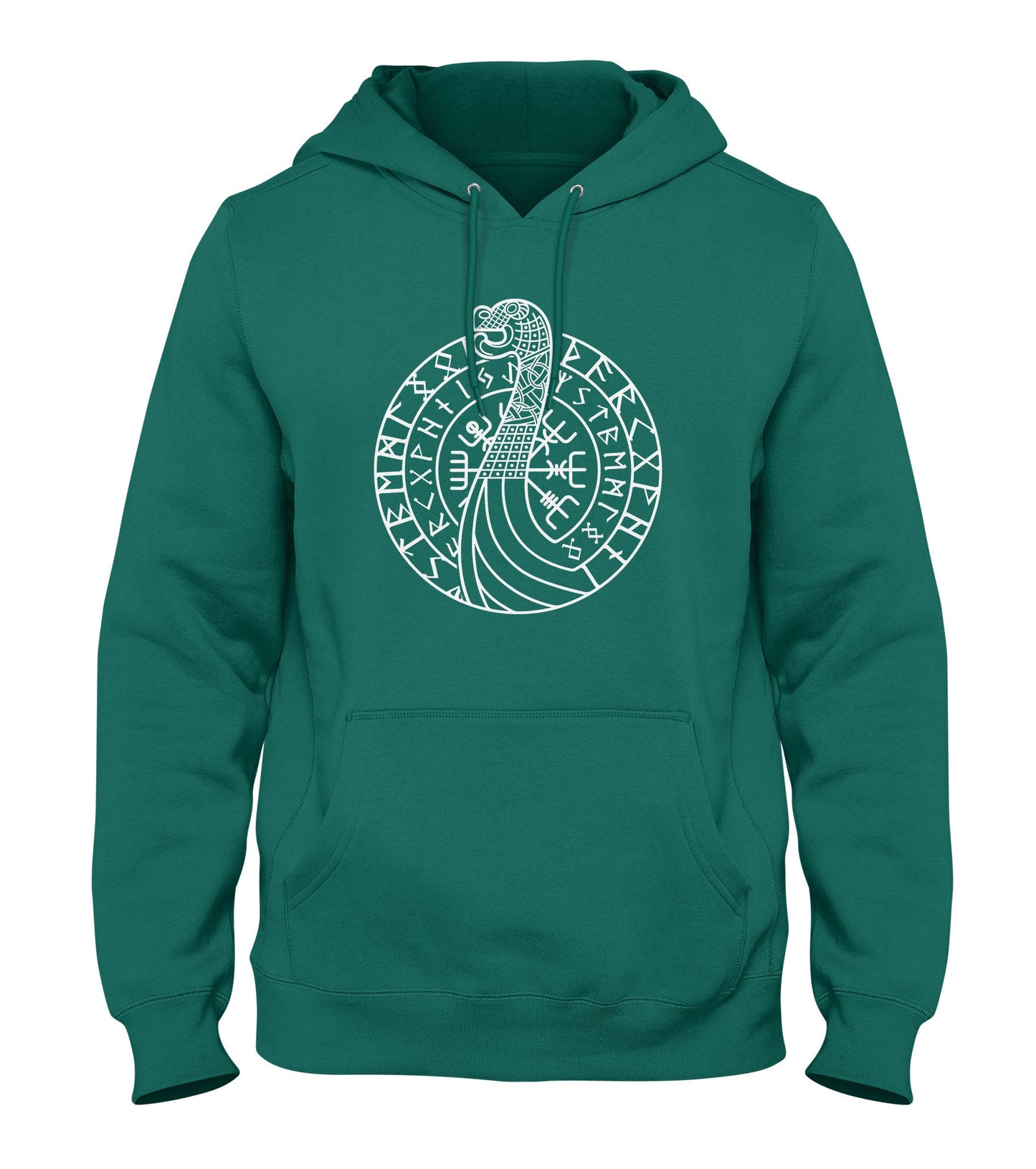 Viking Norse Culture Vegvisir Drakkar Pagan Glyph Hoodie Hoodie – Easygoing Wear · Top Pick For Any Outfit