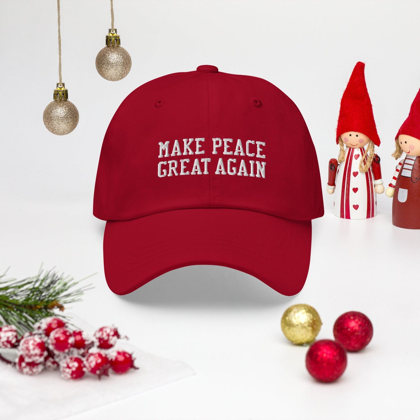 Make Peace Great Again Hat Graphic Tee – Bold Style · Trending Graphic Apparel