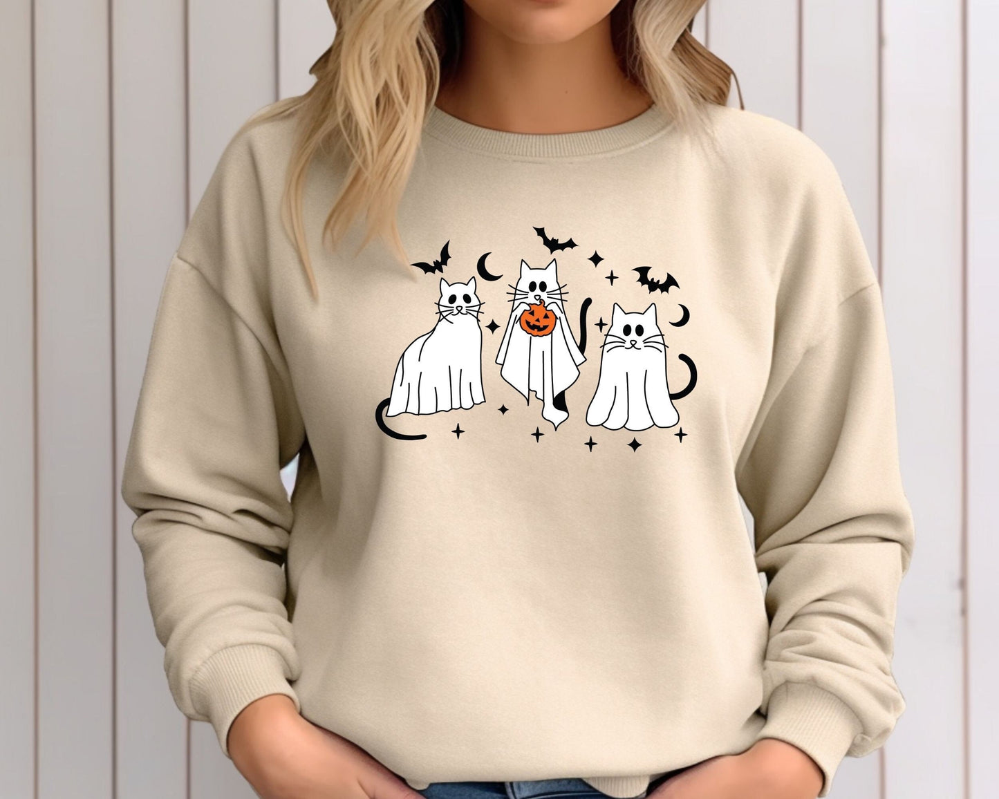 Ghost Shirt Cat shirt Halloween shirt Halloween Cat Shirt Cat Lover Shirt Black Cat Shirt Spooky Season T Shirt Halloween Ghost Shirt Graphic Tee – Warm & Stylish · Must-Have Style