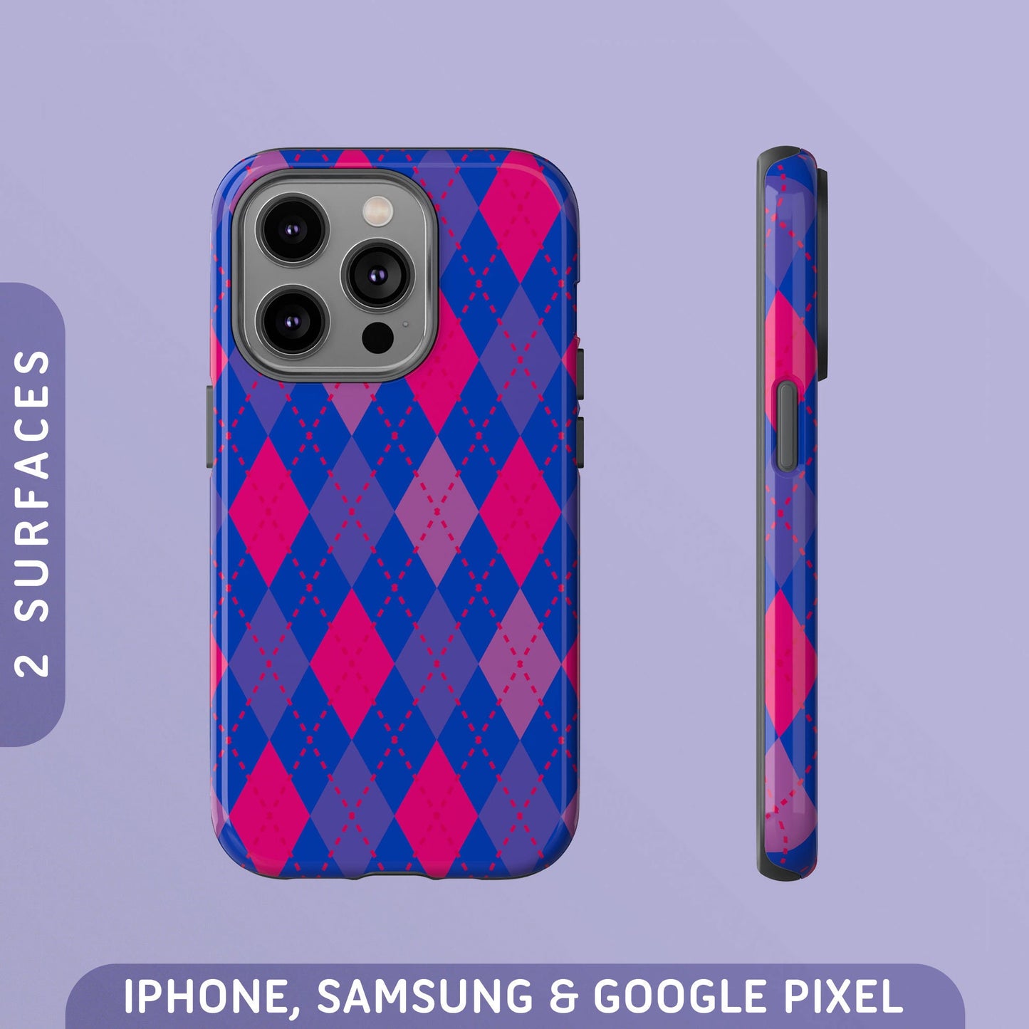 Subtle Bisexual Pride Flag Tough Case iPhone 16 Pro Max Plus 15 14 13 12 11 Samsung S24 S23 S22 S21 Google Pixel 9 8 7 6 5 Phone Graphic Tee – Feel-Good Design · Trending Graphic Apparel