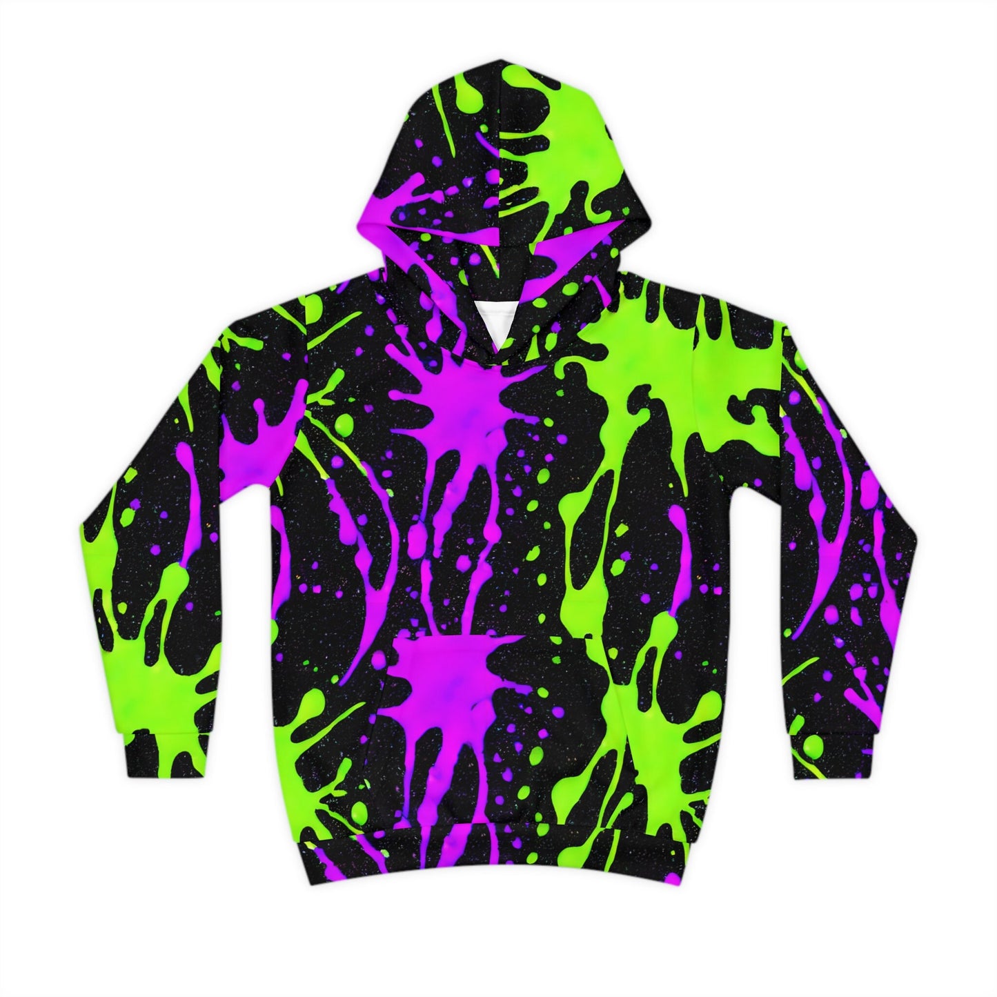 Splatter Rumble Kids Hoodie Where Art Meets Mischief Children39s Hoodie AOP Hoodie – Premium Graphic · Trending Graphic Apparel