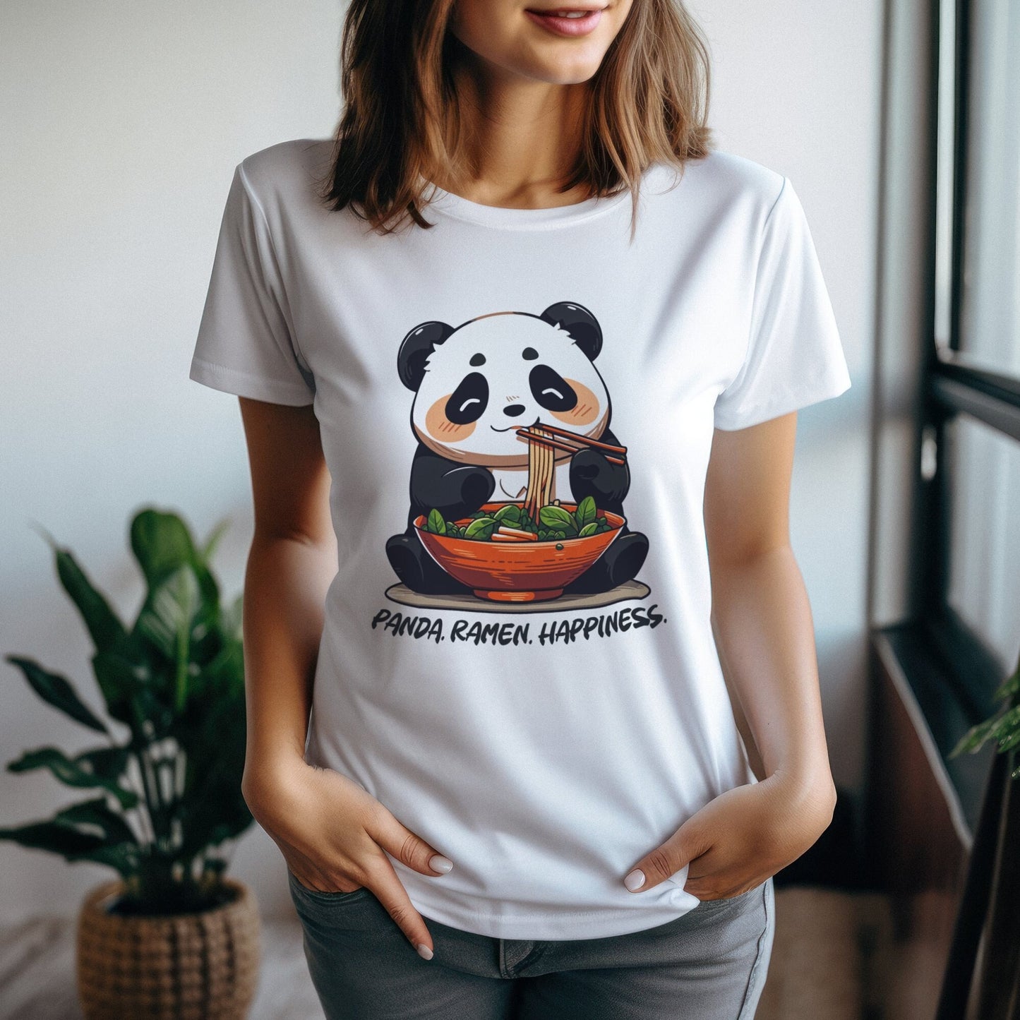 Cute Panda T Shirt Ramen Lovers Tee Adorable Panda Bear Top Food Lovers Apparel Perfect Gift for Ramen Enthusiast Japanese Cuisine Tee Graphic Tee – Fan Favorite · Great Gift For Fans