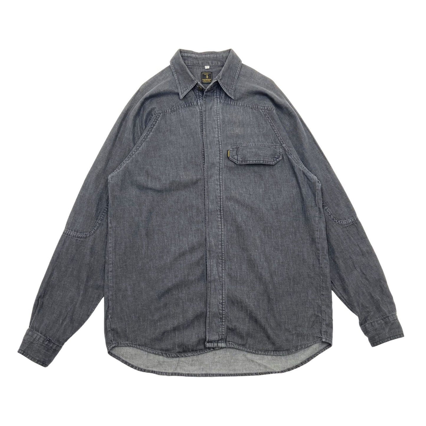 Trussardi Faded Black Button Up Shirt Vintage High End Luxury Designer VTG Graphic Tee – Fan Favorite · Trending Graphic Apparel