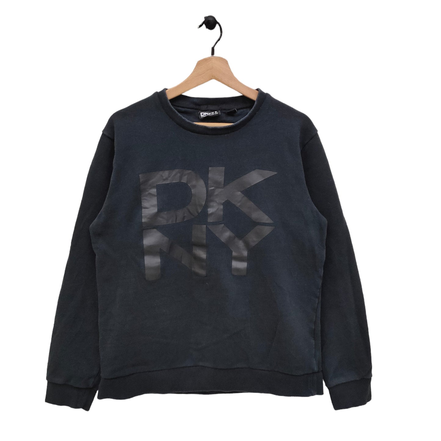 DKNY Sweatshirt Vintage Donna Karan New York Sweater Jumper Crewneck Black Sweatshirt – Cozy Vibes · Trending Graphic Apparel