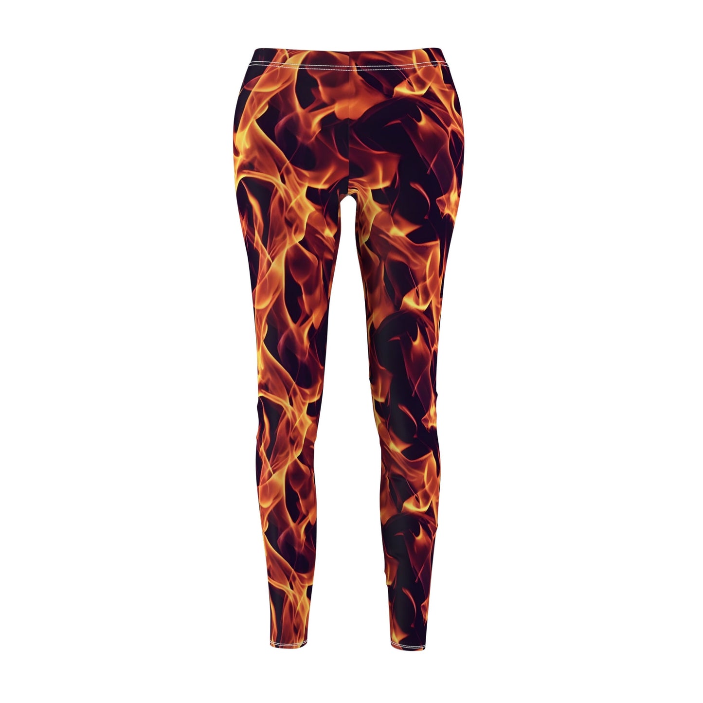 Inferno Chic Bold Flame Patterned Leggings Set Your Style on Fire Women39s Cut Sew Casual Leggings AOP Graphic Tee – Aesthetic Look · Top Pick For Any Outfit