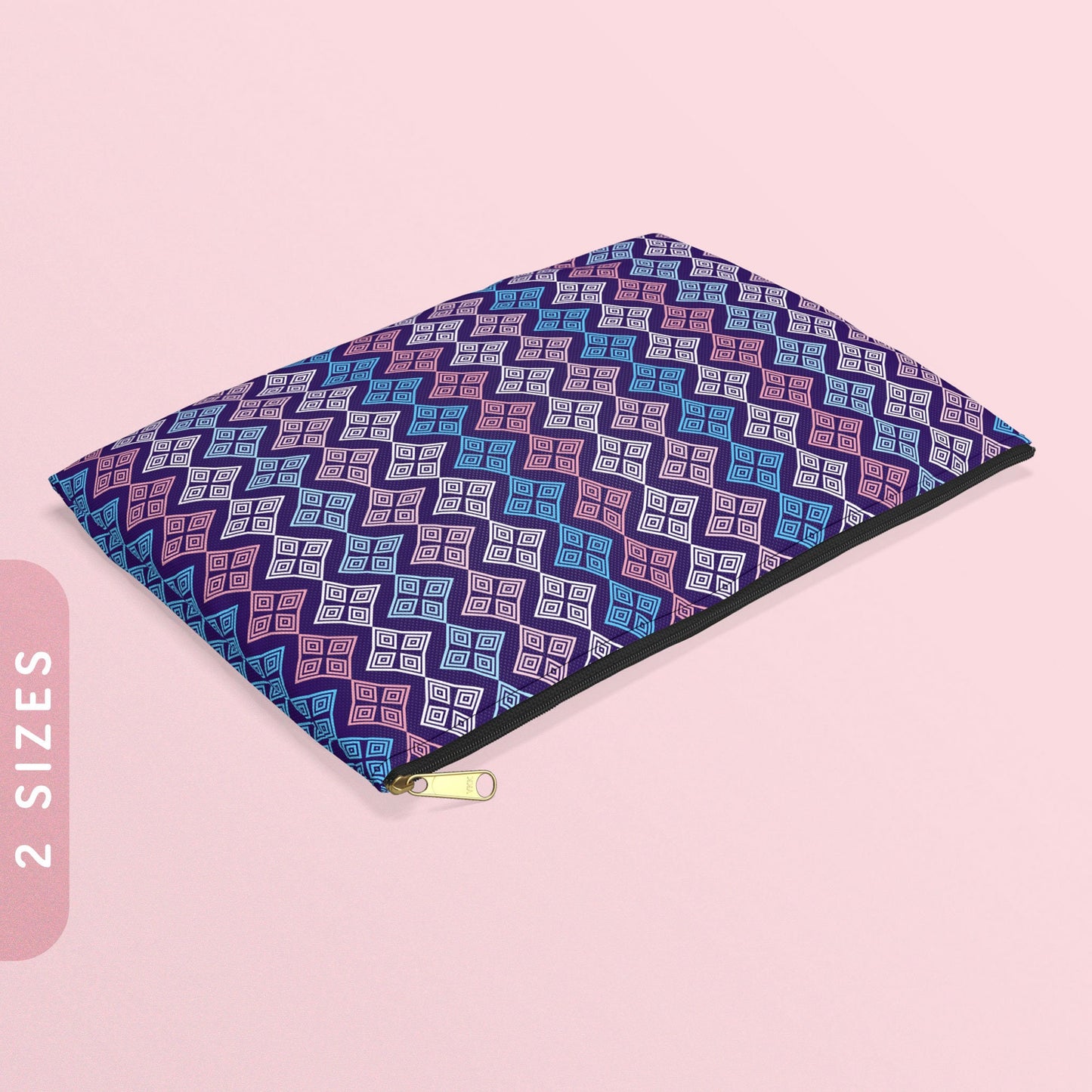 Subtle Trans Pride Diamonds Accessory Pouch Trans Flag Color Zip Pouch Trans Zippy Purse LGBTQ Pro Trans Coin Zipper Wallet Graphic Tee – Bold Style · Great Gift For Fans