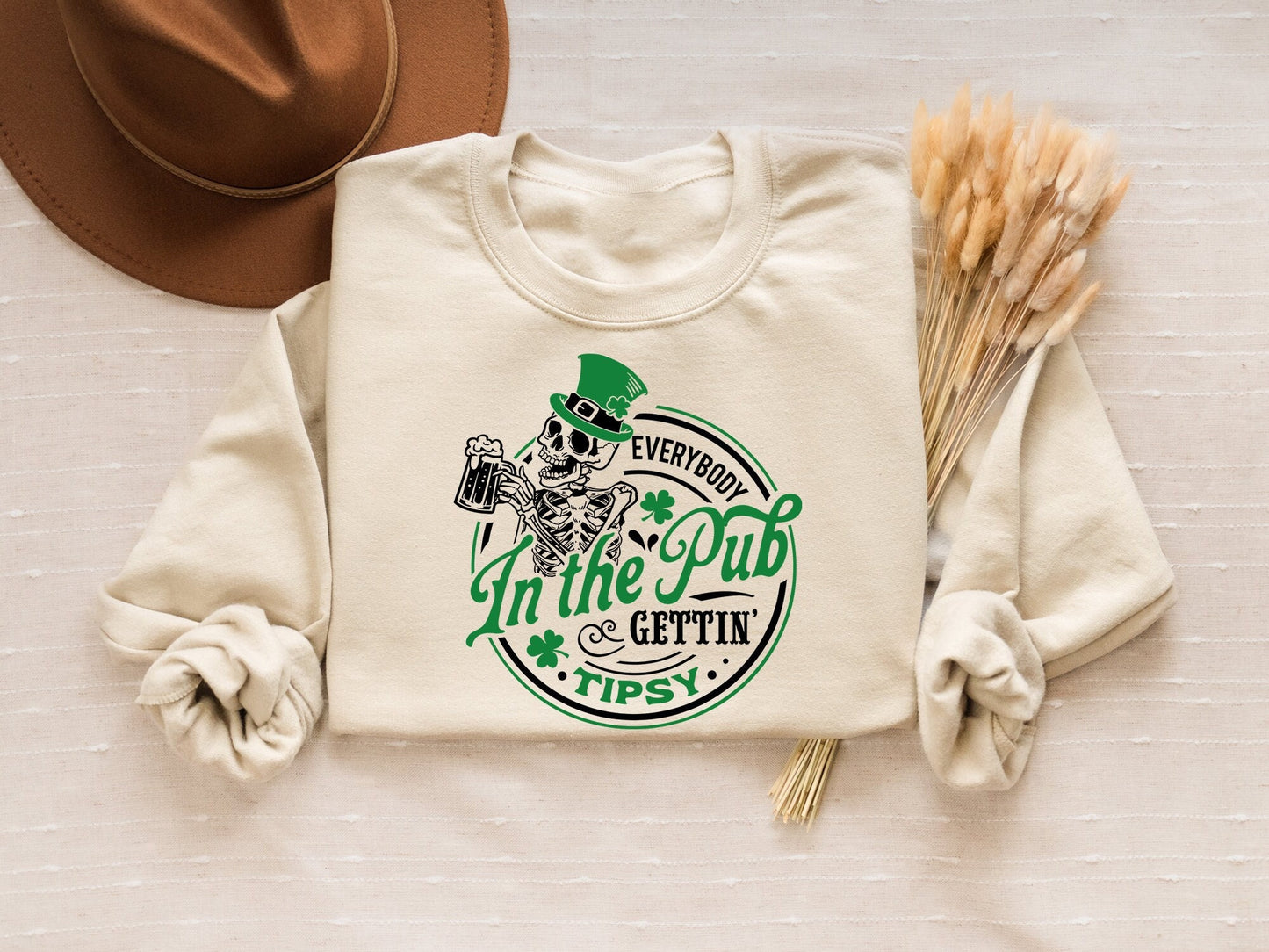 Everybody in the Pub Gettin Tipsy Sweatshirt St Patrick39s Day Sweatshirt St Paddy39s Sweatshirt St Patrick39s Day ShirtShamrock Sweatshirt Sweatshirt – Easygoing Wear · Top Pick For Any Outfit