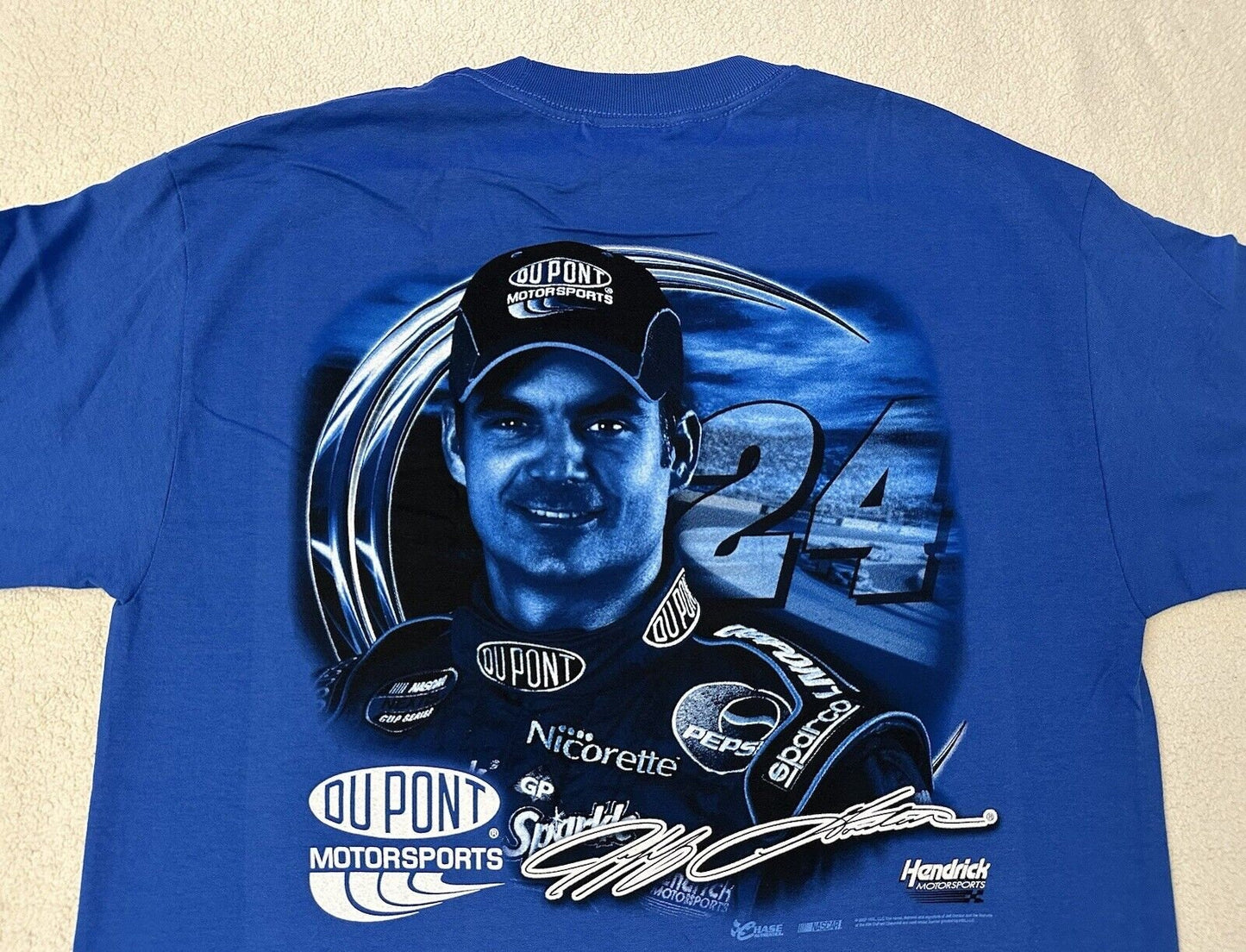 Vintage 2000s Y2K Jeff Gordon Dupont Nascar Racing Chase Authentics T shirt L NEW Graphic Tee – Soft Feel · Great Gift For Fans