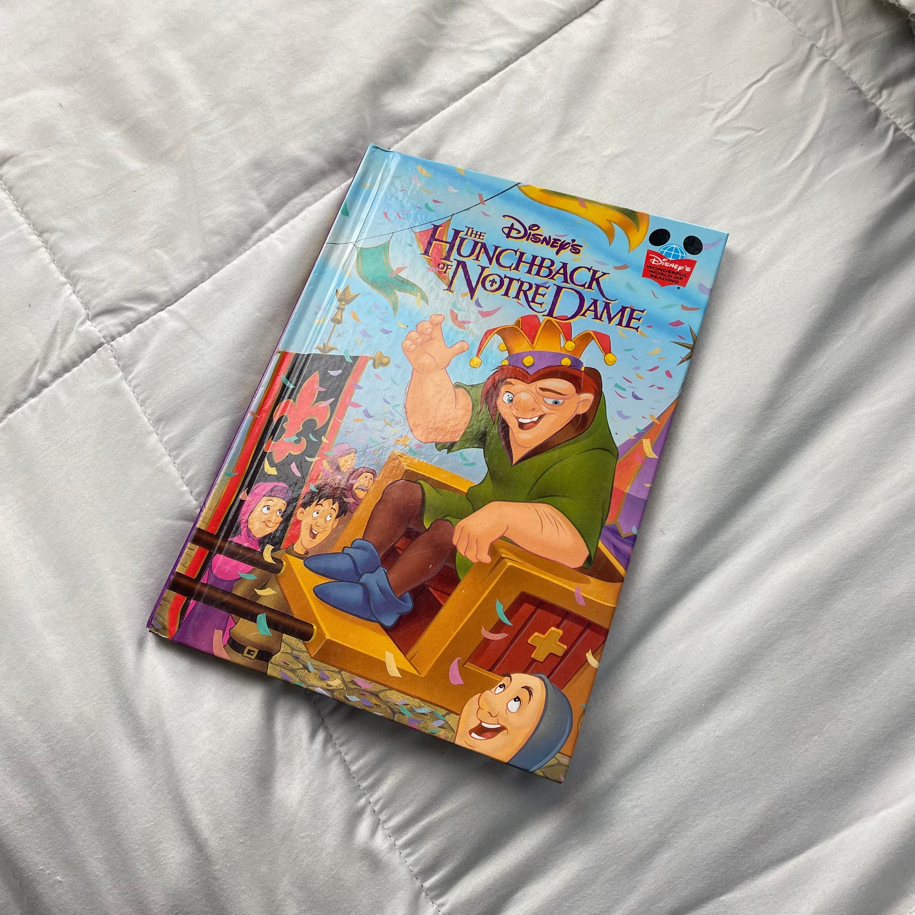 Vintage 90s Disney The Hunchback of Notre Dame Children39s Book Illustrated Disney Classics Graphic Tee – Cozy Vibes · Perfect For Daily Wear