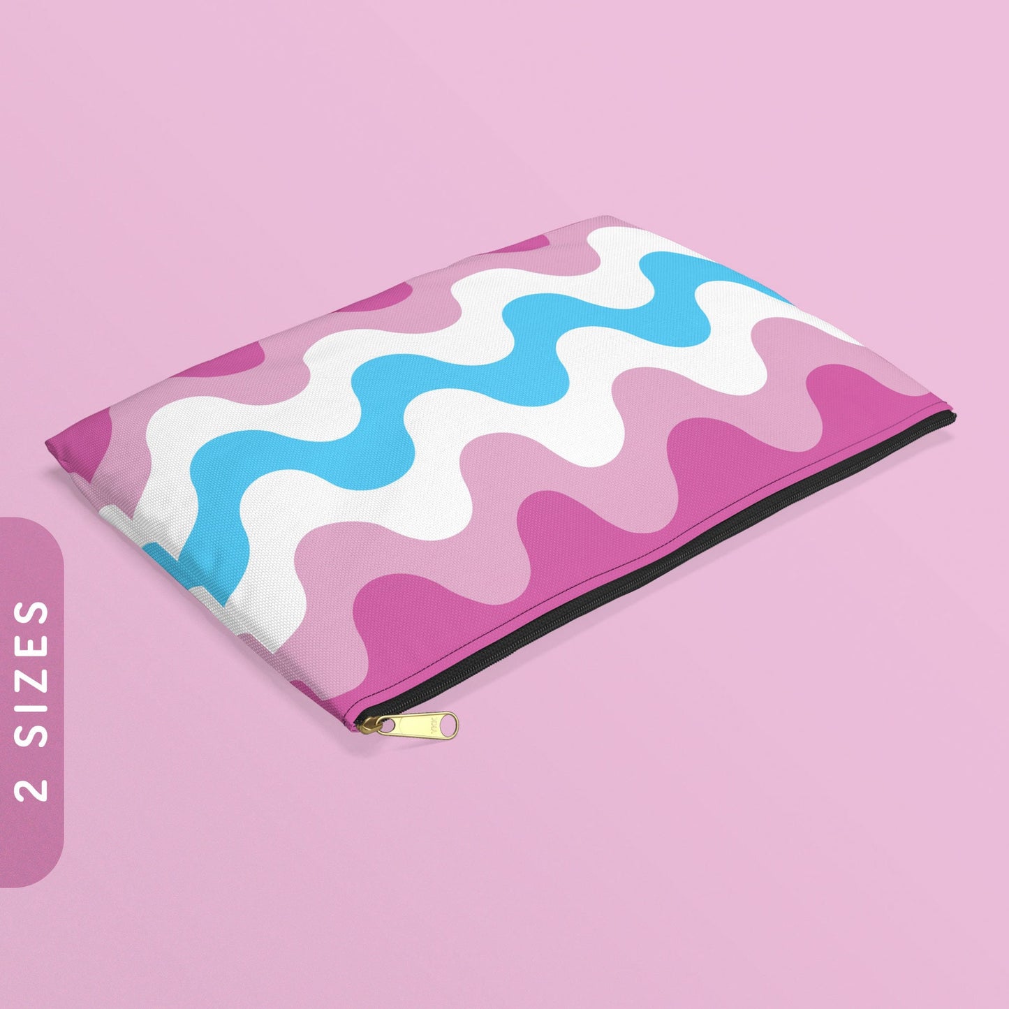 Femboy Waves Accessory Pouch Subtle Femboy Zip Pouch Feminine Gay Coin Purse Femboy Zippy Wallet LGBTQ Coin Purse With Zipper Graphic Tee – Bold Style · High-Quality Print