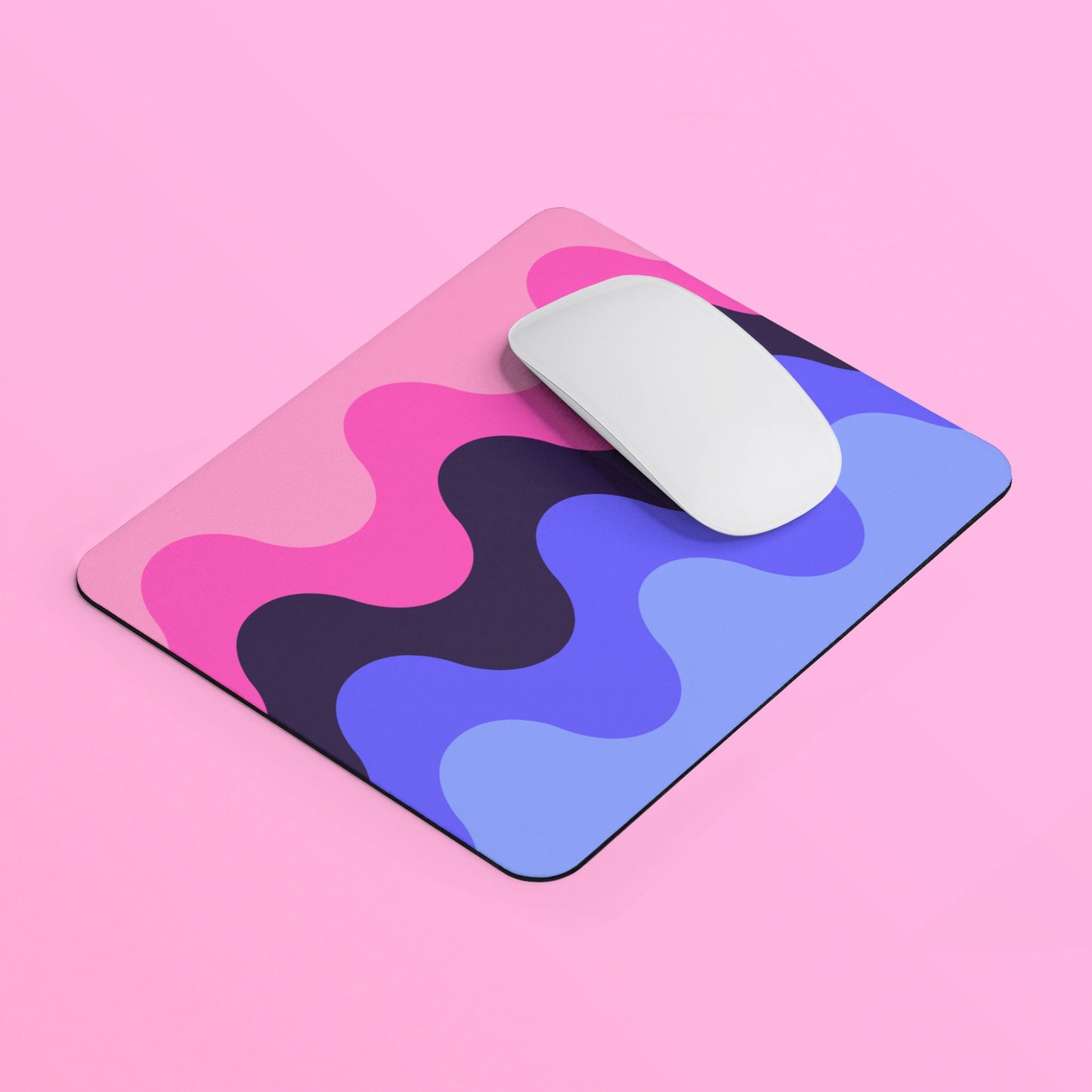 Omnisexual Waves Mouse Pad Rectangle Mouse Pad Subtle Omnisexual Pride Flag Mouse Pad LGBTQ Omnisexual Mousepad Home Office Gift Graphic Tee – Everyday Comfort · Perfect For Daily Wear
