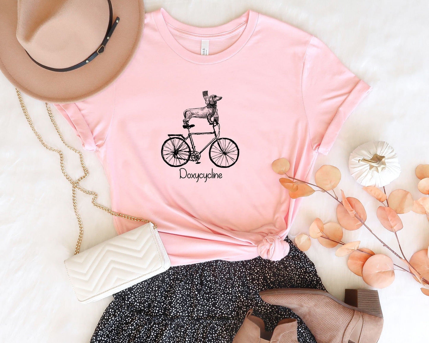 Doxycycline Pun Shirt Dachshund on Bicycle Shirts Pharmacists T Shirt Veterinary Gift Pharmacists Technicians Gift Funny Trendy Shirt Graphic Tee – Aesthetic Look · Must-Have Style