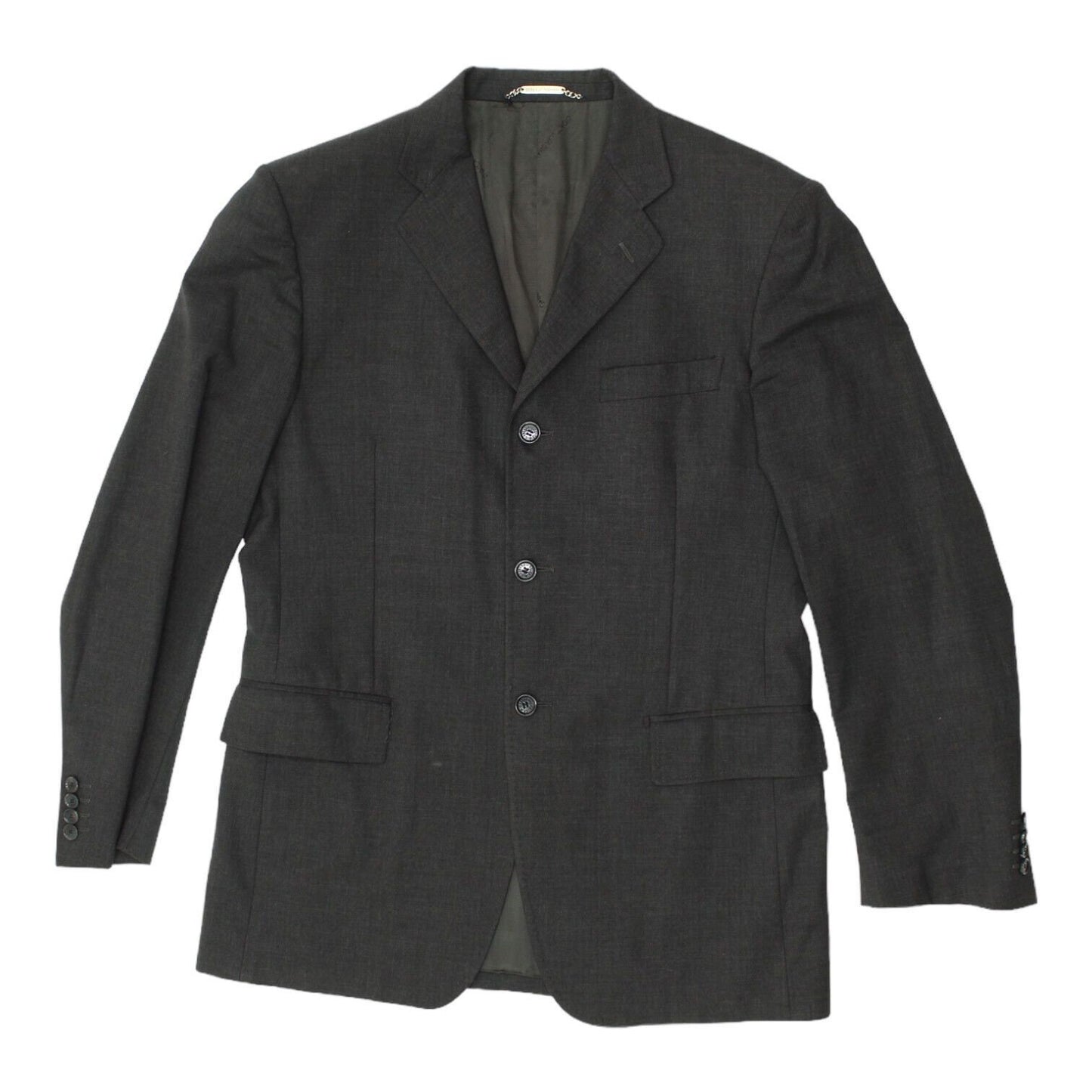Dolce Gabbana Mens Grey 3 Button Blazer Jacket Vintage High End Designer VTG Graphic Tee – Bold Style · High-Quality Print