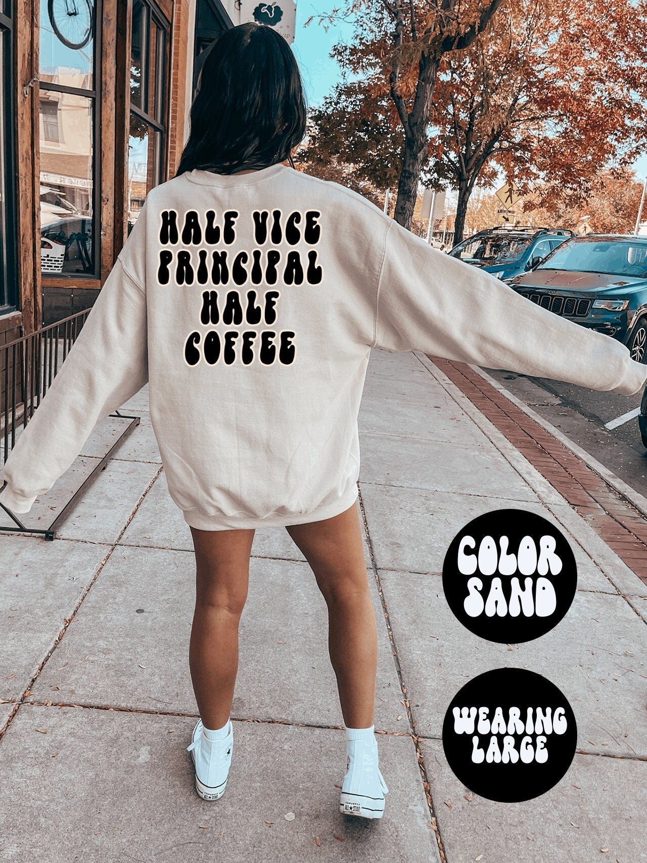Vice Principal BACK PRINT Sweatshirt Gifts Crewneck Funny Sweater Shirt Jumper Men Women Him Her Sweatshirt – Aesthetic Look · Must-Have Style