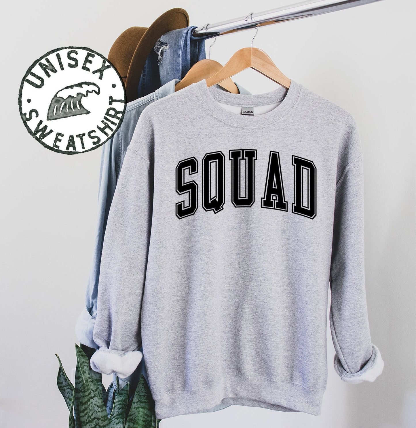 Squad Bachelorette Party Groups Team Girls Weekend Sweatshirt Gifts Crewneck Funny Sweater Shirt Jumper Men Women Him Her Sweatshirt – Warm & Stylish · Great Gift For Fans