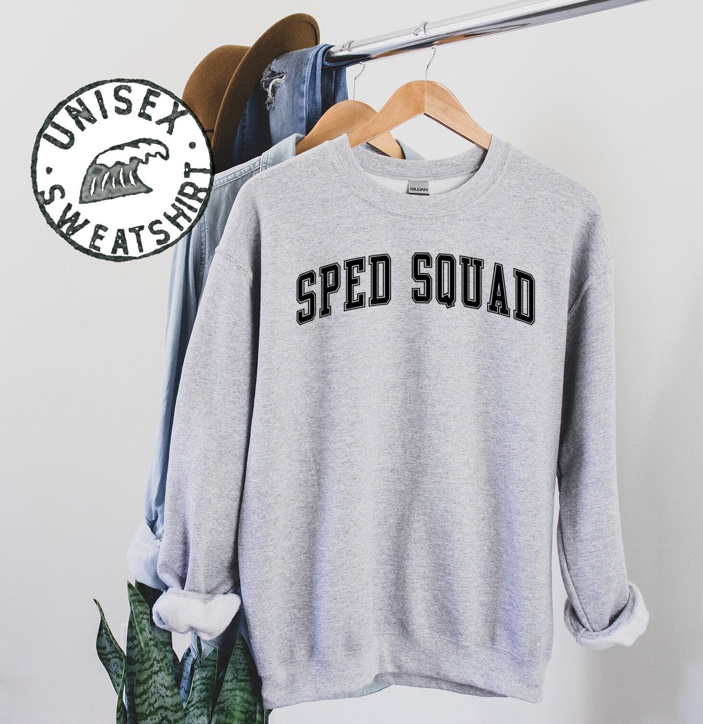 SPED Squad Special Education Teacher Back To School Sweatshirt Gifts Crewneck Funny Sweater Shirt Jumper Men Women Him Her Sweatshirt – Warm & Stylish · High-Quality Print