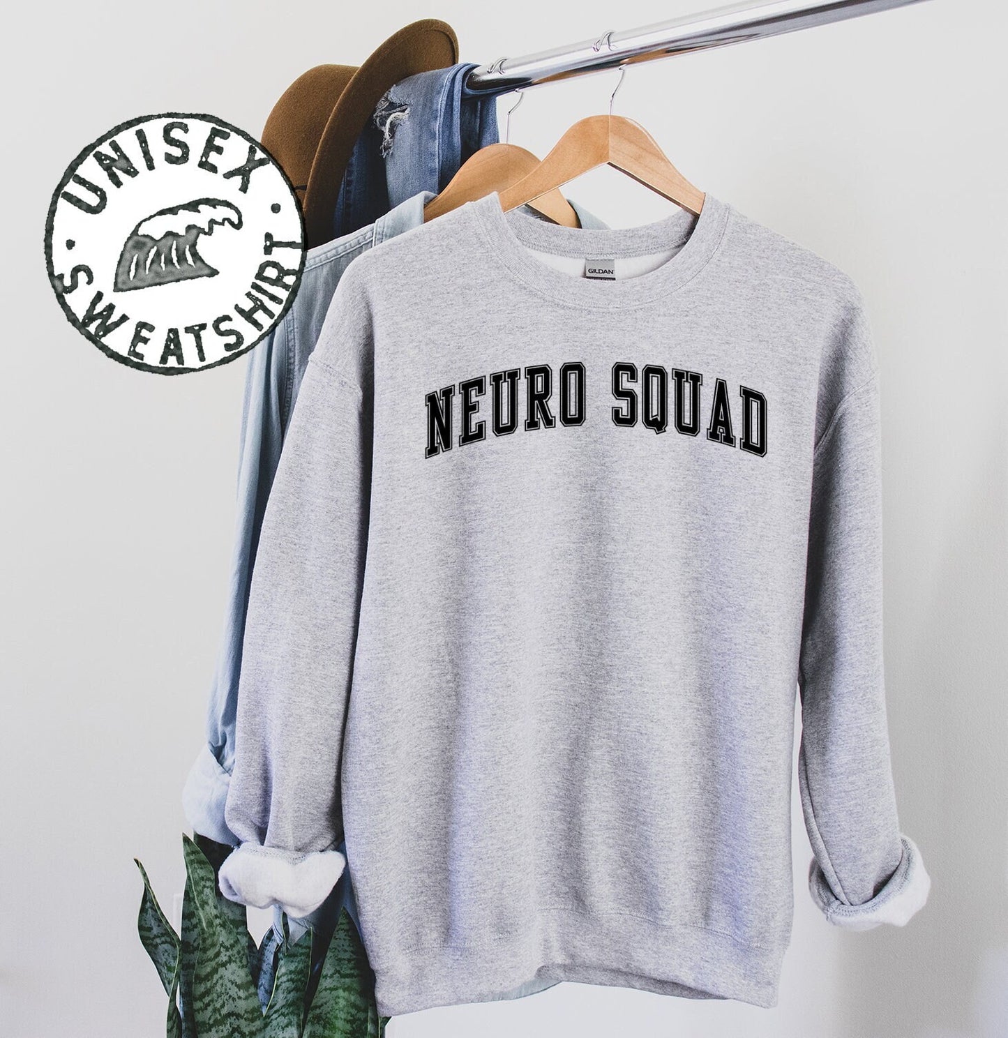 Neuro Squad Nurse Team Registered Brain Neurology Sweatshirt Gifts Crewneck Funny Sweater Shirt Jumper Men Women Him Her Sweatshirt – Cozy Vibes · Top Pick For Any Outfit