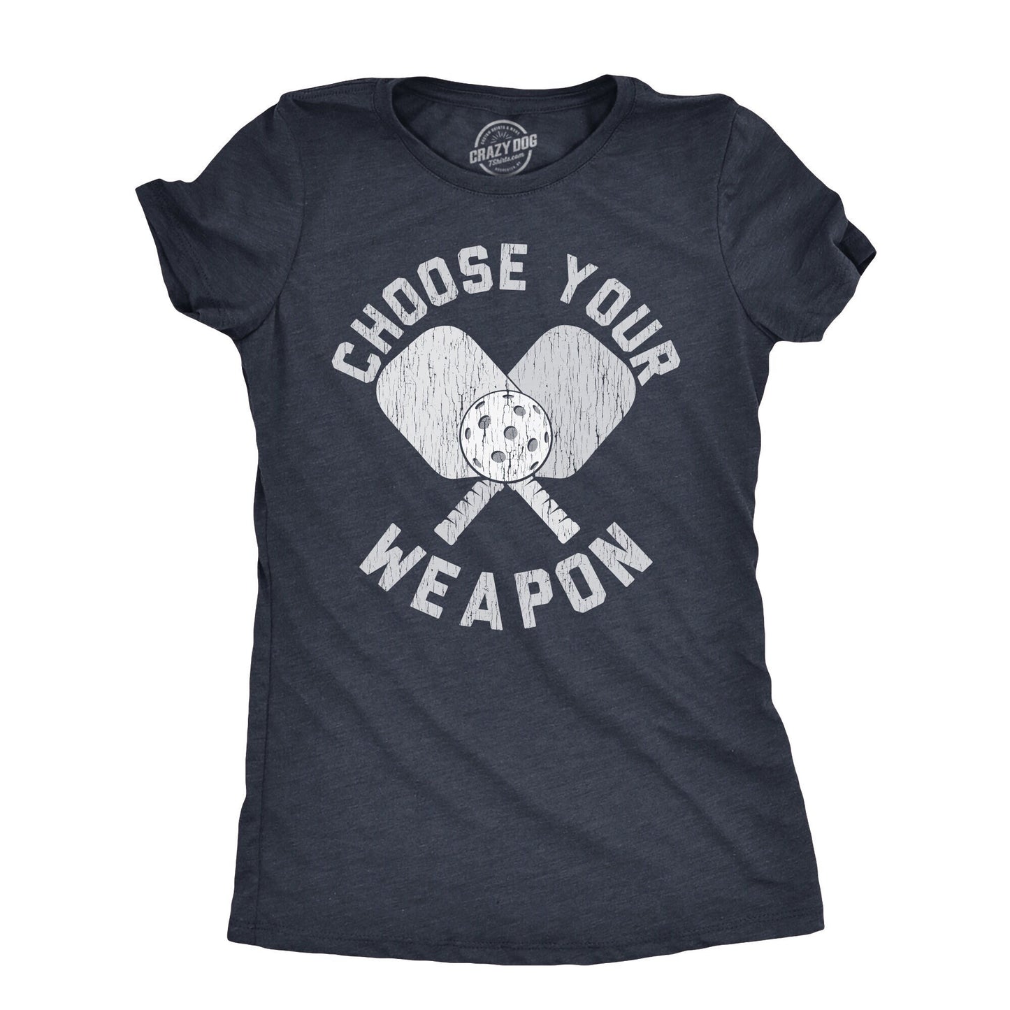 Choose Your Weapon Pickleball Shirts Funny Shirts Pickleball Lover Gifts Gifts For Her Pickleball Gifts Mom Shirts Retirement Paddle Graphic Tee – Soft Feel · High-Quality Print