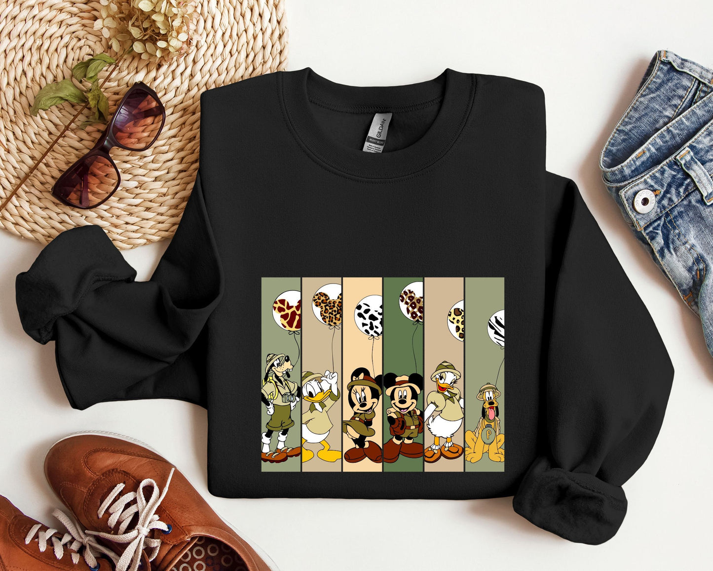 Disney Animal Kingdom SweatshirtVintage Animal Kingdom Safari TeeMickey Safari ShirtDisney Safari Trip ShirtDisney Family Matching Shirt Sweatshirt – Fan Favorite · Great Gift For Fans
