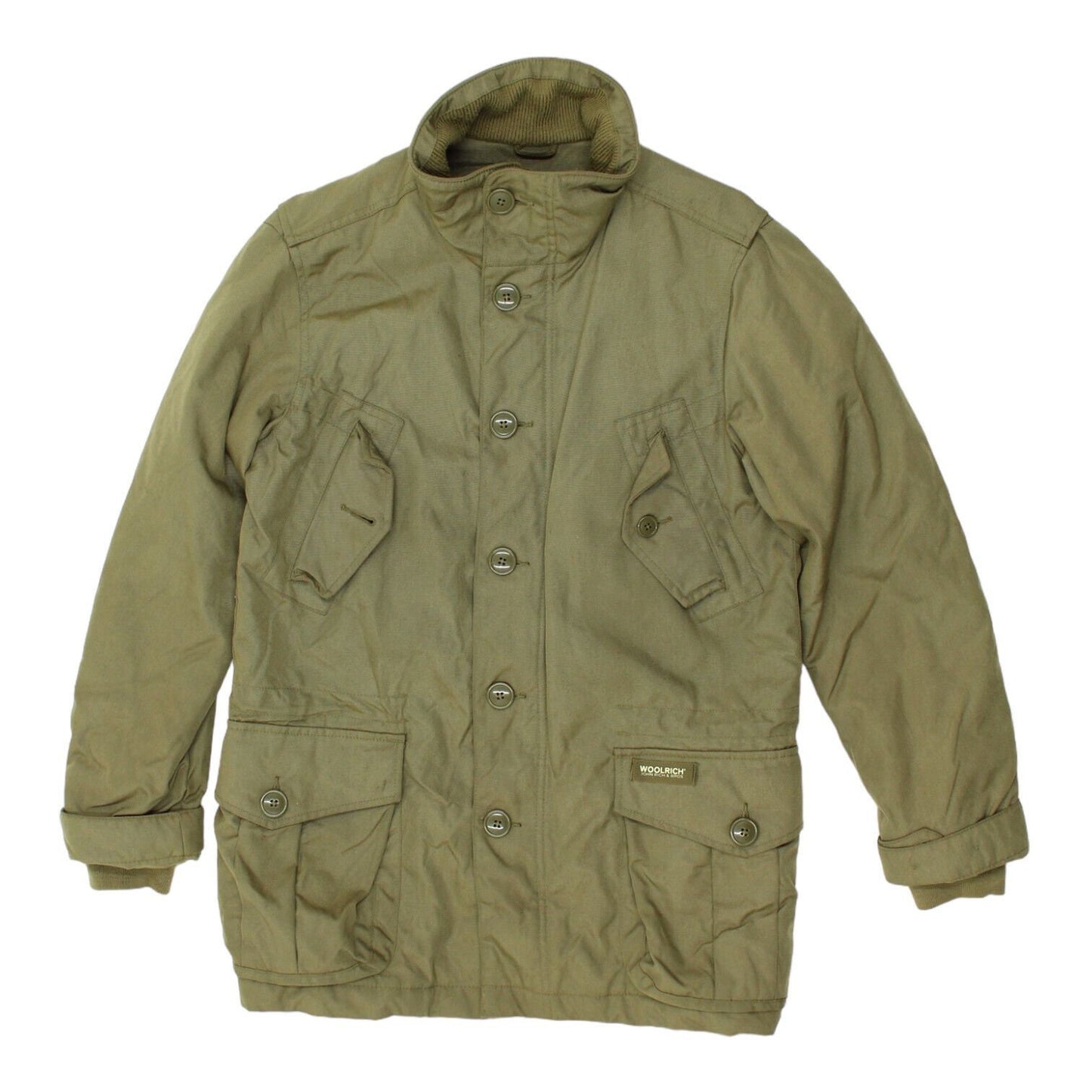 Woolrich Mens Green Thermolite Quilted Jacket Vintage High End Designer VTG Graphic Tee – Everyday Comfort · Perfect For Daily Wear
