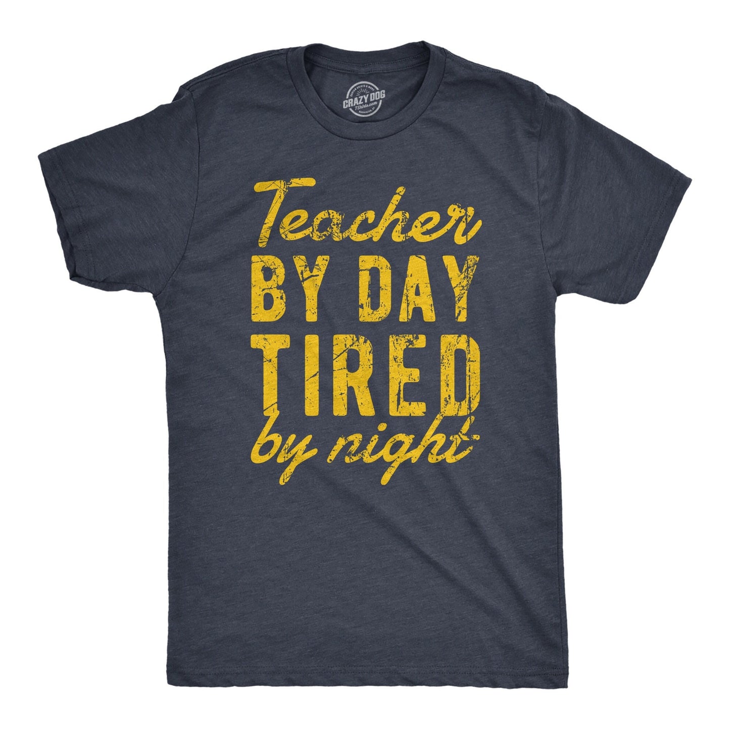 Teacher Shirts Shirt For Professor Teaching Shirt Funny Teacher Gift Sarcastic Shirts Back To School Teacher By Day Tired By Night Graphic Tee – Warm & Stylish · Top Pick For Any Outfit