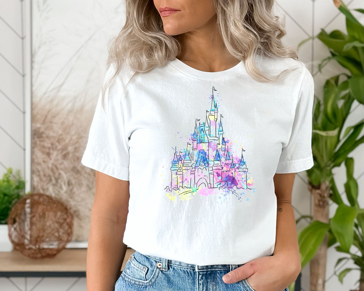 Disney Watercolor Castle Sweatshirt Disney Vacation Shirt Disney Family Shirt Disney Castle ShirtDisney Trip ShirtFamily Vacation Shirt Sweatshirt – Warm & Stylish · Great Gift For Fans