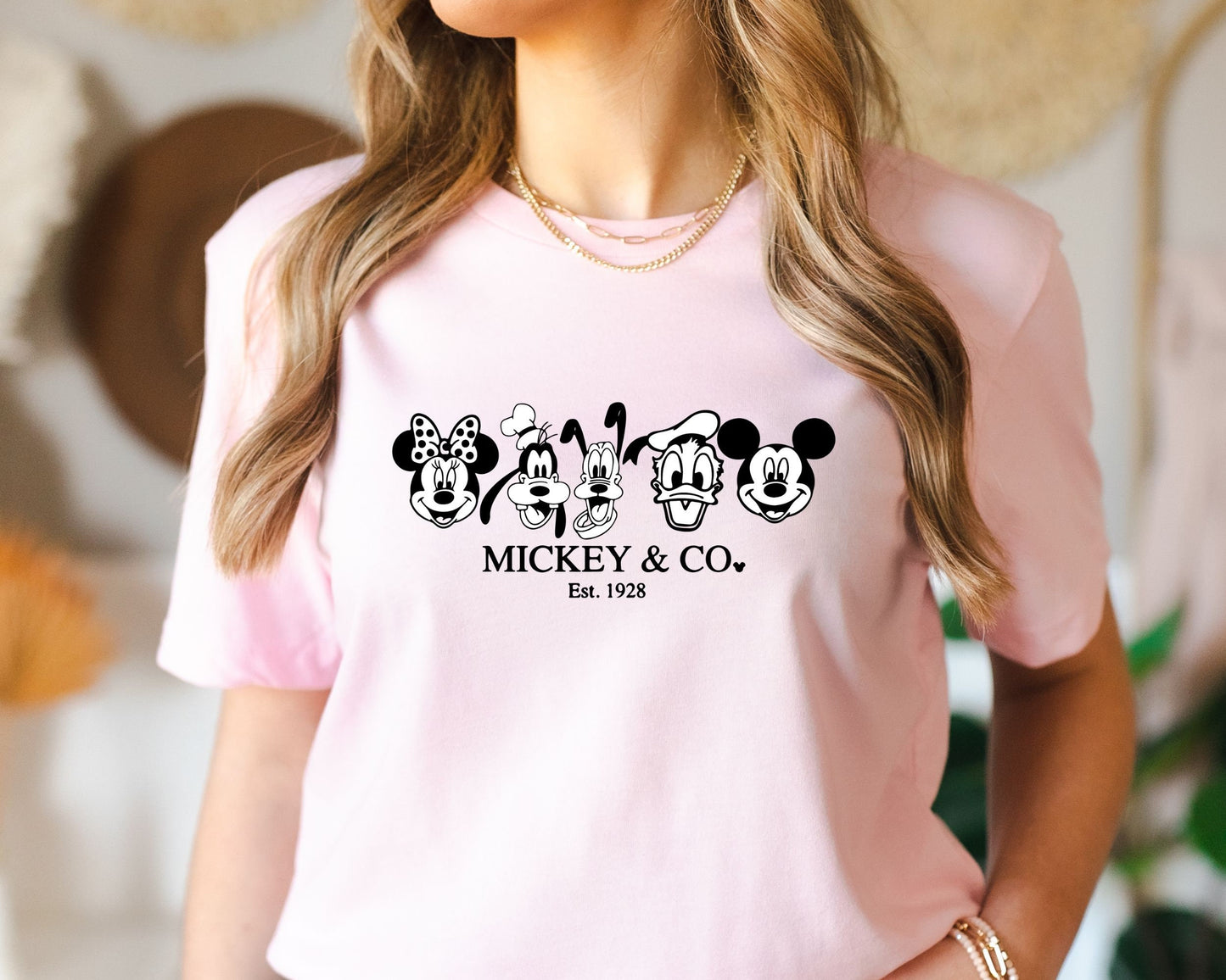 Mickey And Co Est 1928 Shirt Disney Shirt Retro Disneyland Shirt Disney Trip Shirt Disneyworld Women Shirt Mickey and Friends Shirts Graphic Tee – Premium Graphic · Perfect For Daily Wear
