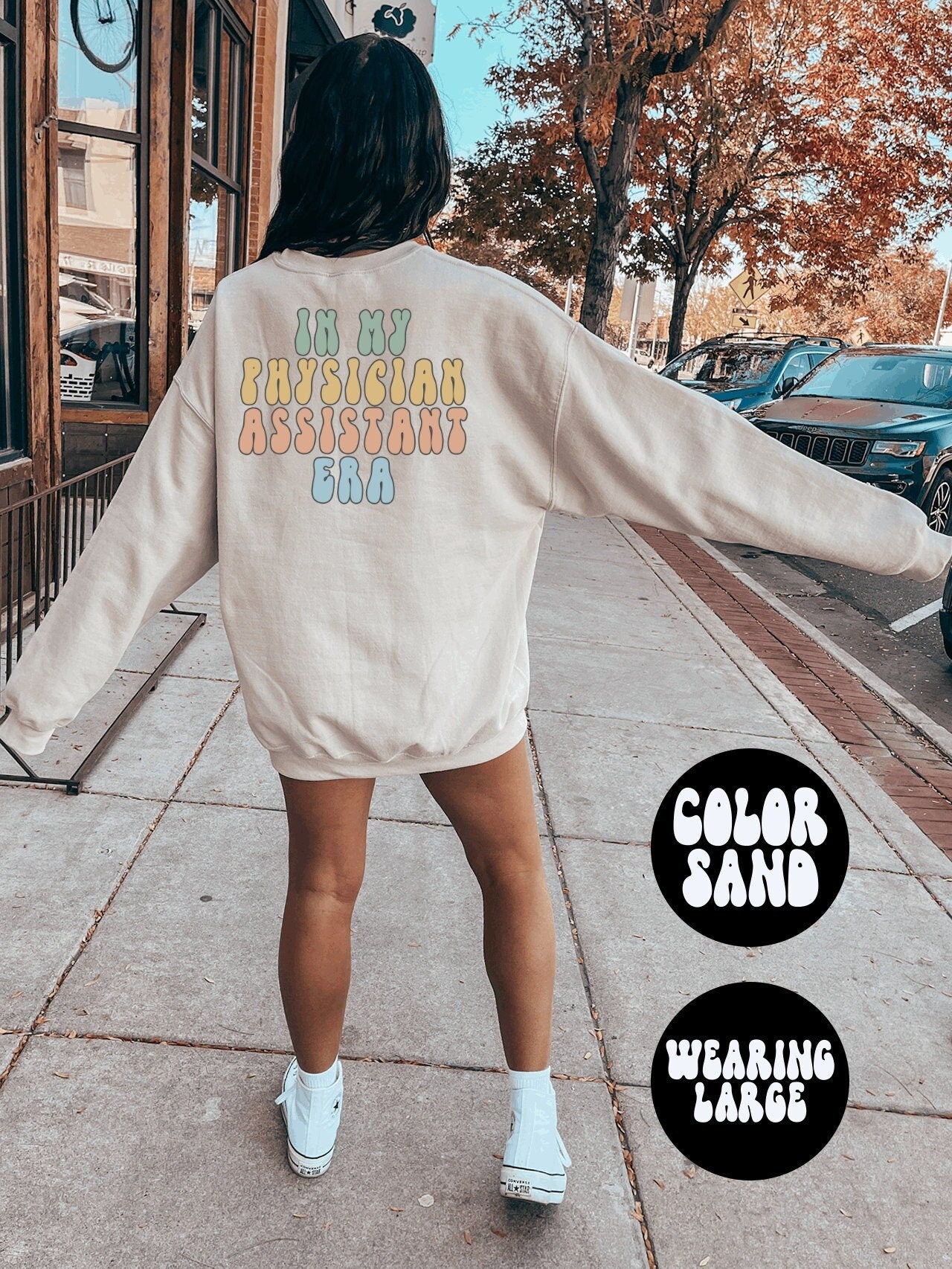 Physician Assistant PA Graduation BACK PRINT Sweatshirt Gifts Crewneck Funny Sweater Shirt Jumper Men Women Him Her Sweatshirt – Fan Favorite · Top Pick For Any Outfit