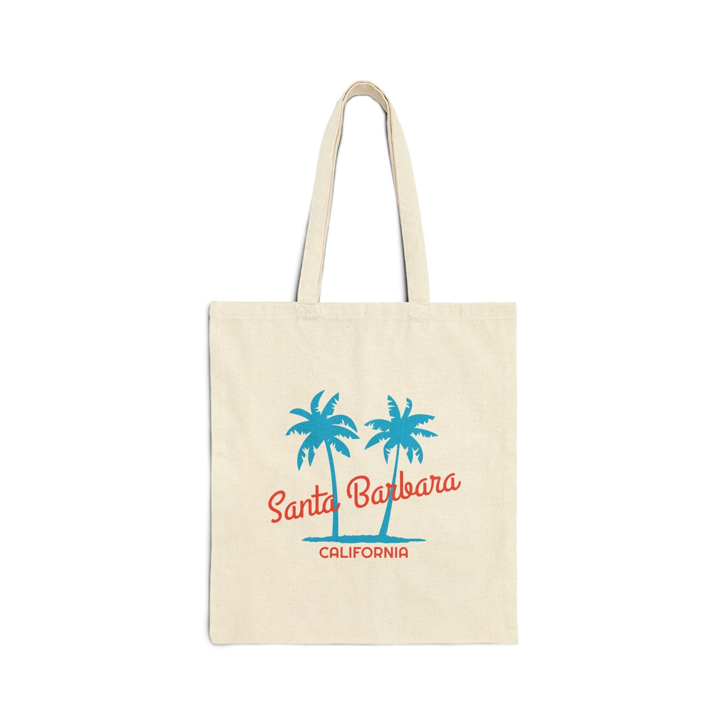 Santa Barbara California Cotton Canvas Santa Barbara Tote Bag Personalization Available Tote Bag – Cozy Vibes · Top Pick For Any Outfit