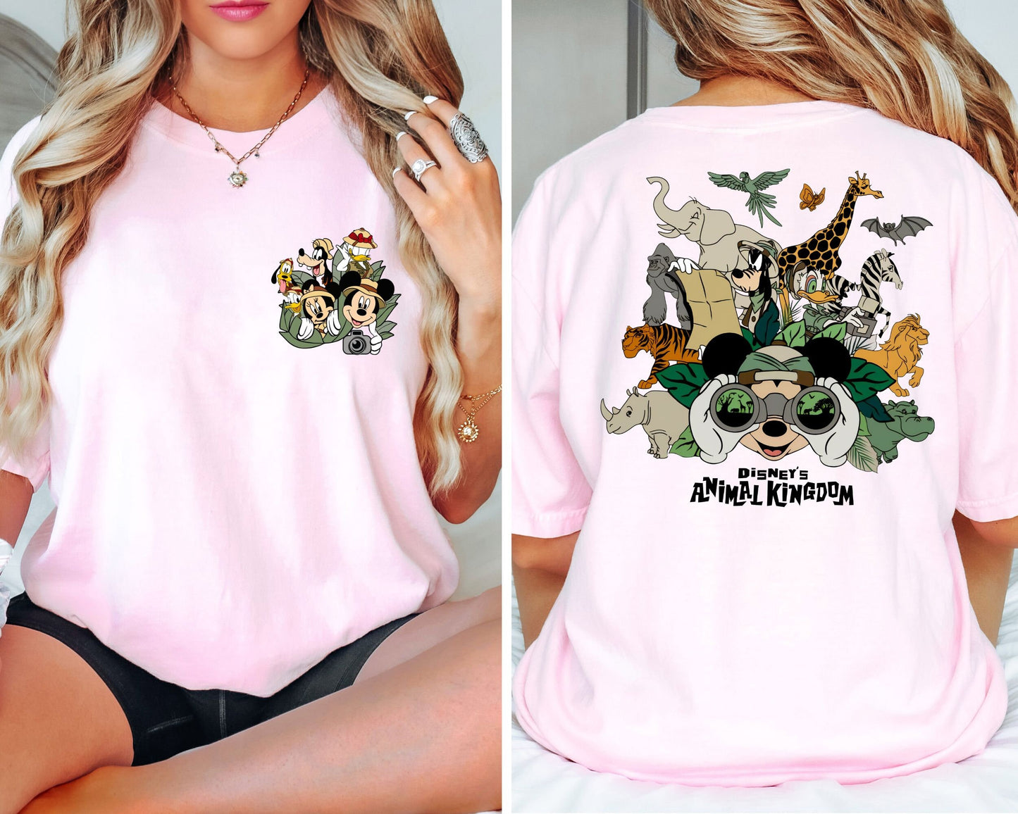 Mickey and Friends Safari Shirt Two sided Disney Animal Kingdom Shirt Disney Family Safari Trip Shirt Animal Kingdom Shirt Disney Trip Graphic Tee – Warm & Stylish · Trending Graphic Apparel
