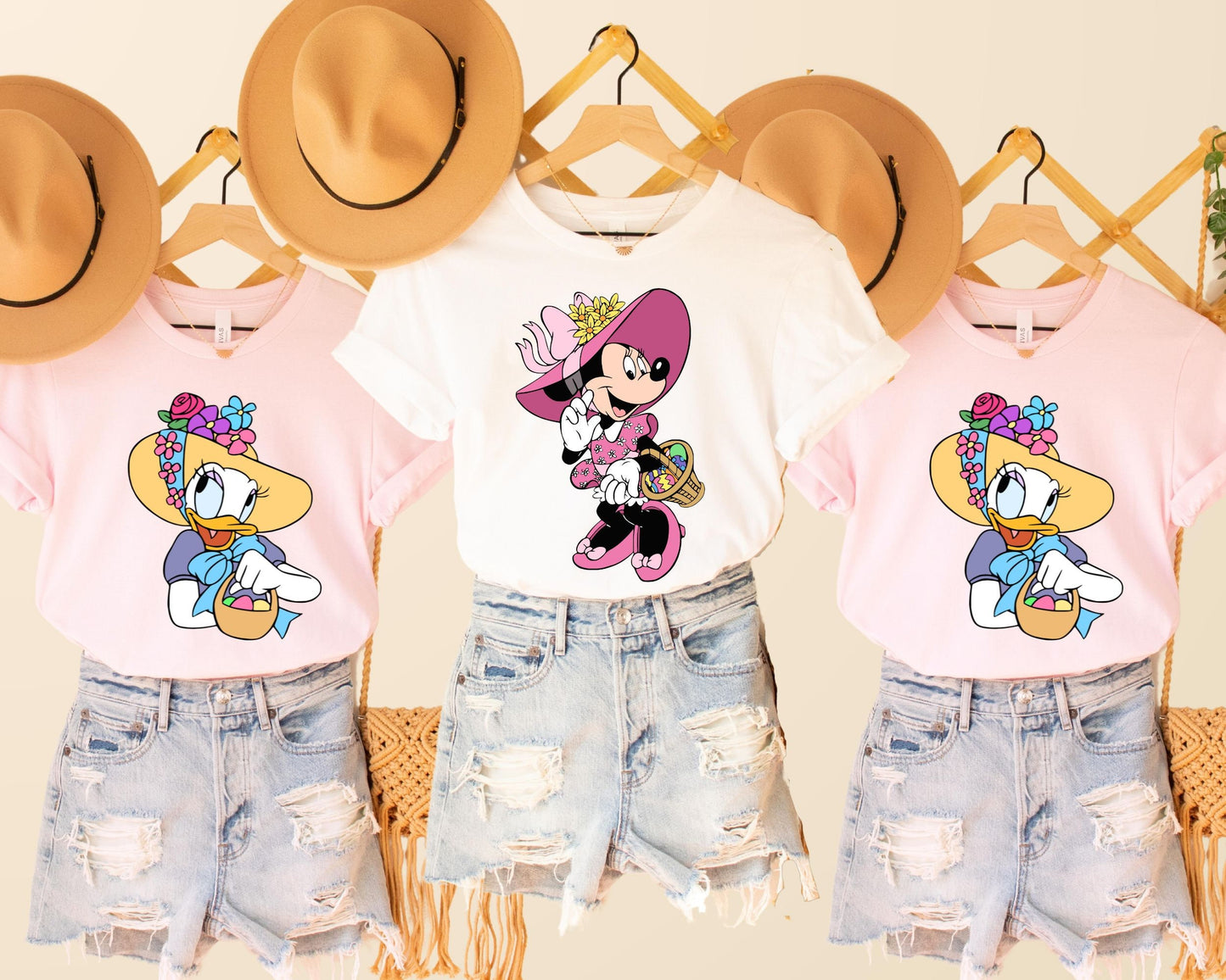 Disney Minnie and Daisy Spring Shirt Disney Girl Spring Shirt Disney Sibling Flower Shirt Disney Family Trip Shirt Gifts for Bestfriend Graphic Tee – Fan Favorite · Must-Have Style