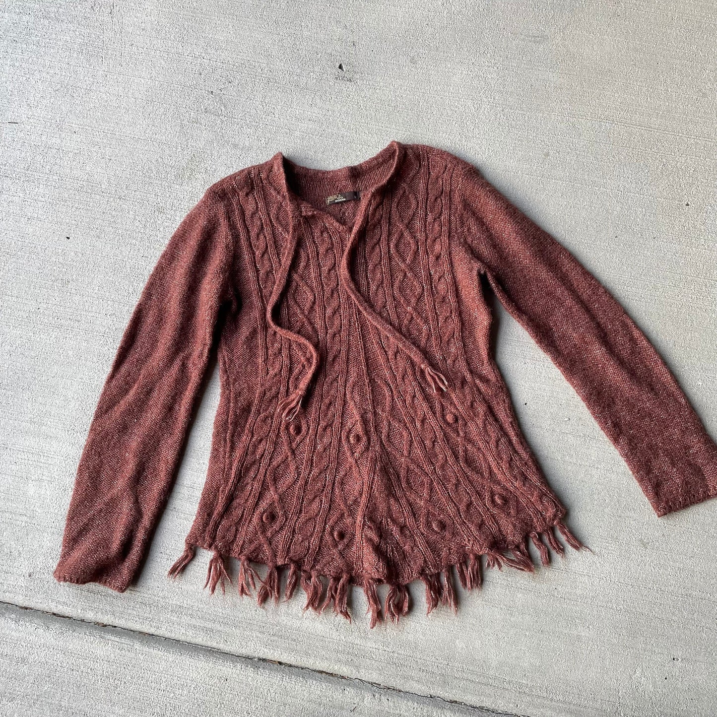 y2k prana wool blend brown fairy grunge sweater boho size m Graphic Tee – Feel-Good Design · Must-Have Style