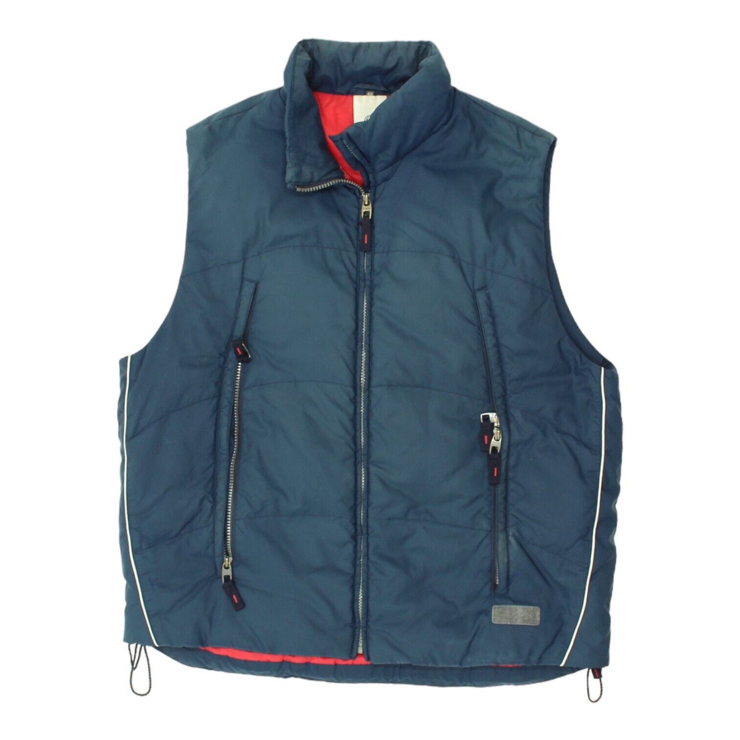 Colmar Mens Navy Blue Padded Gilet Vintage High End Designer Sleeveless Jacket Graphic Tee – Easygoing Wear · High-Quality Print